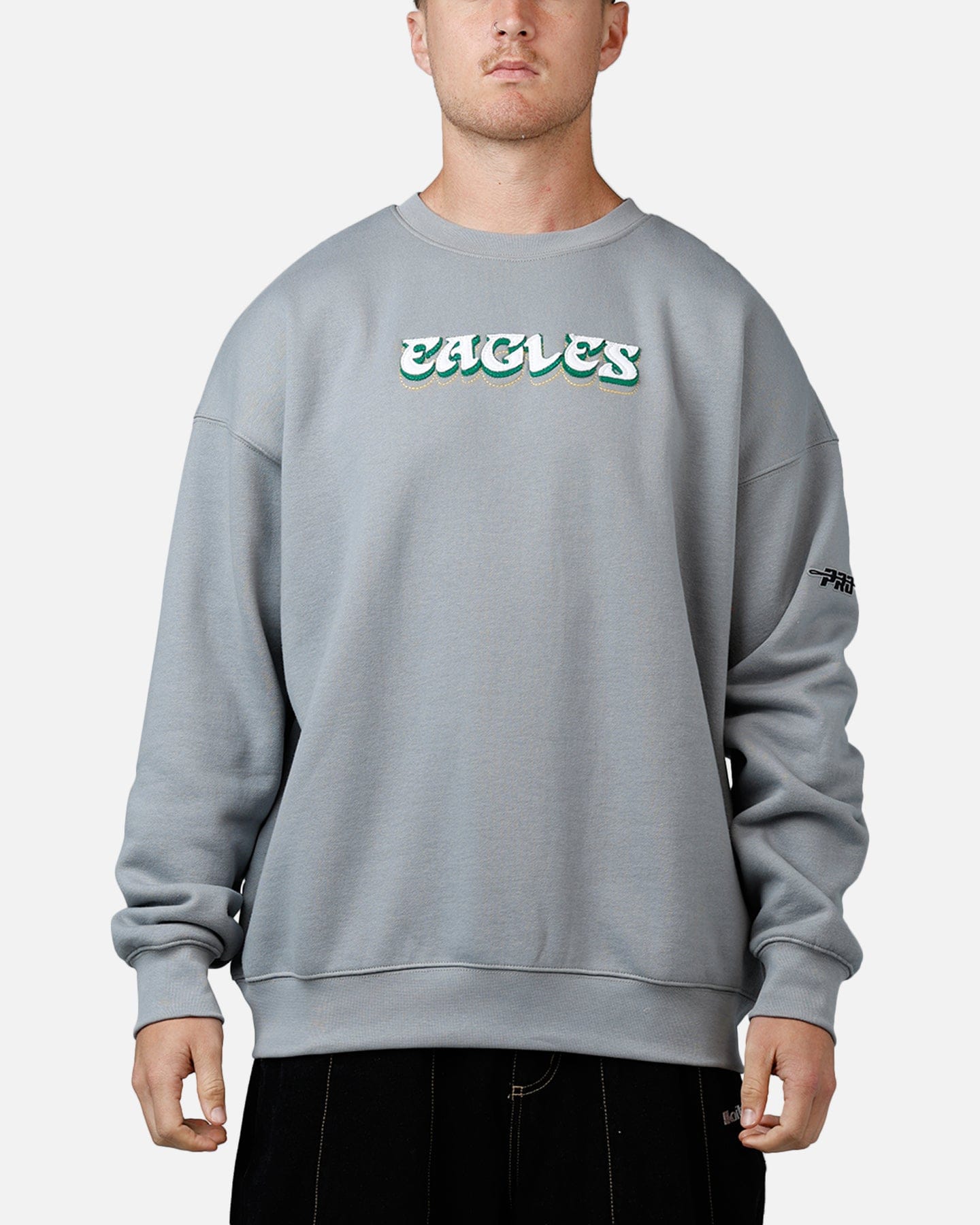 PRO Standard Philadelphia Eagles Kickoff Crewneck Grey