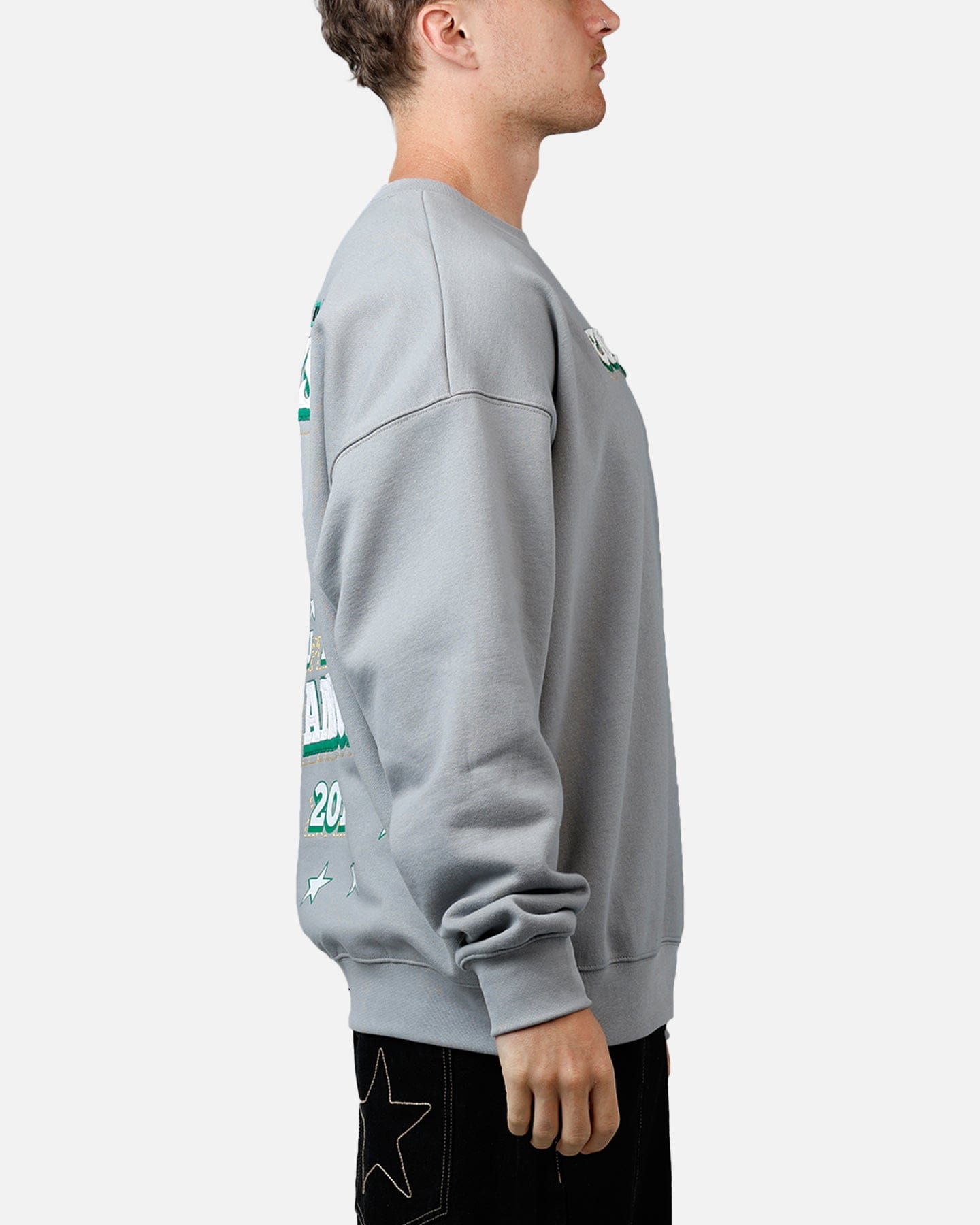 PRO Standard Philadelphia Eagles Kickoff Crewneck Grey