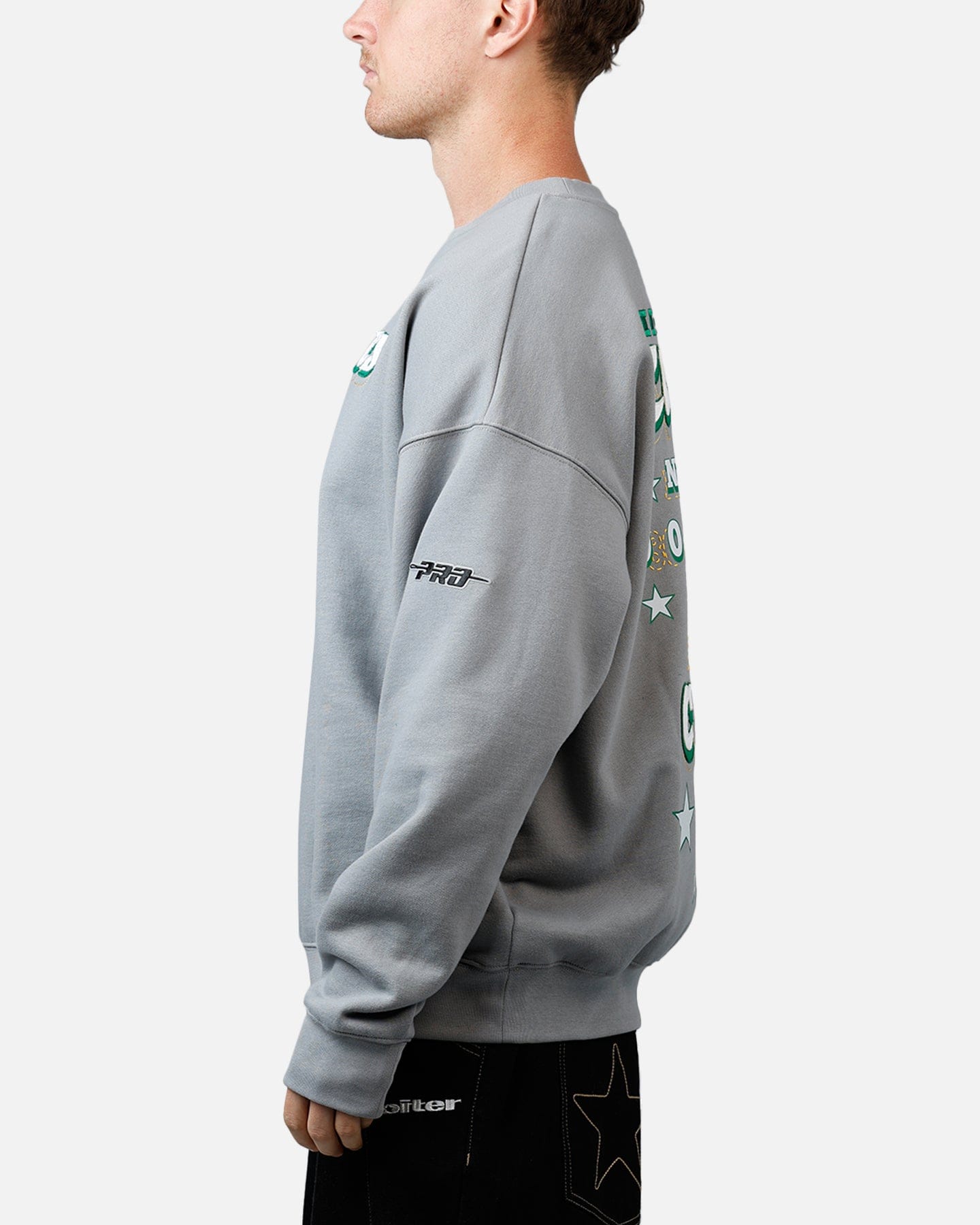 PRO Standard Philadelphia Eagles Kickoff Crewneck Grey