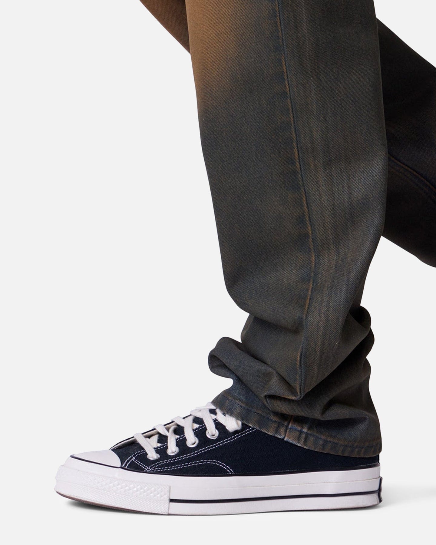 MNML D732 Rust Wash Denim Jeans Black/Brown