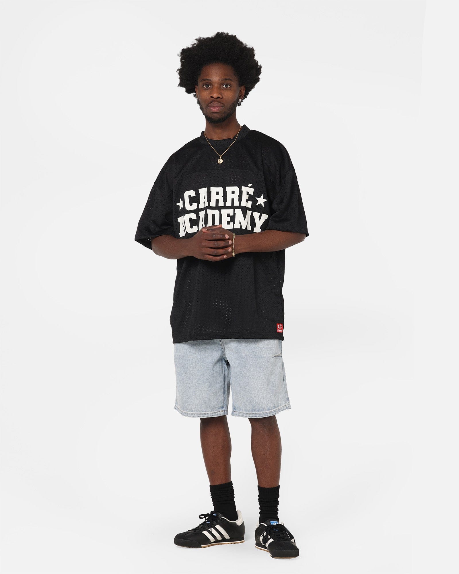 Carre Star Academy Mesh T - Shirt Black