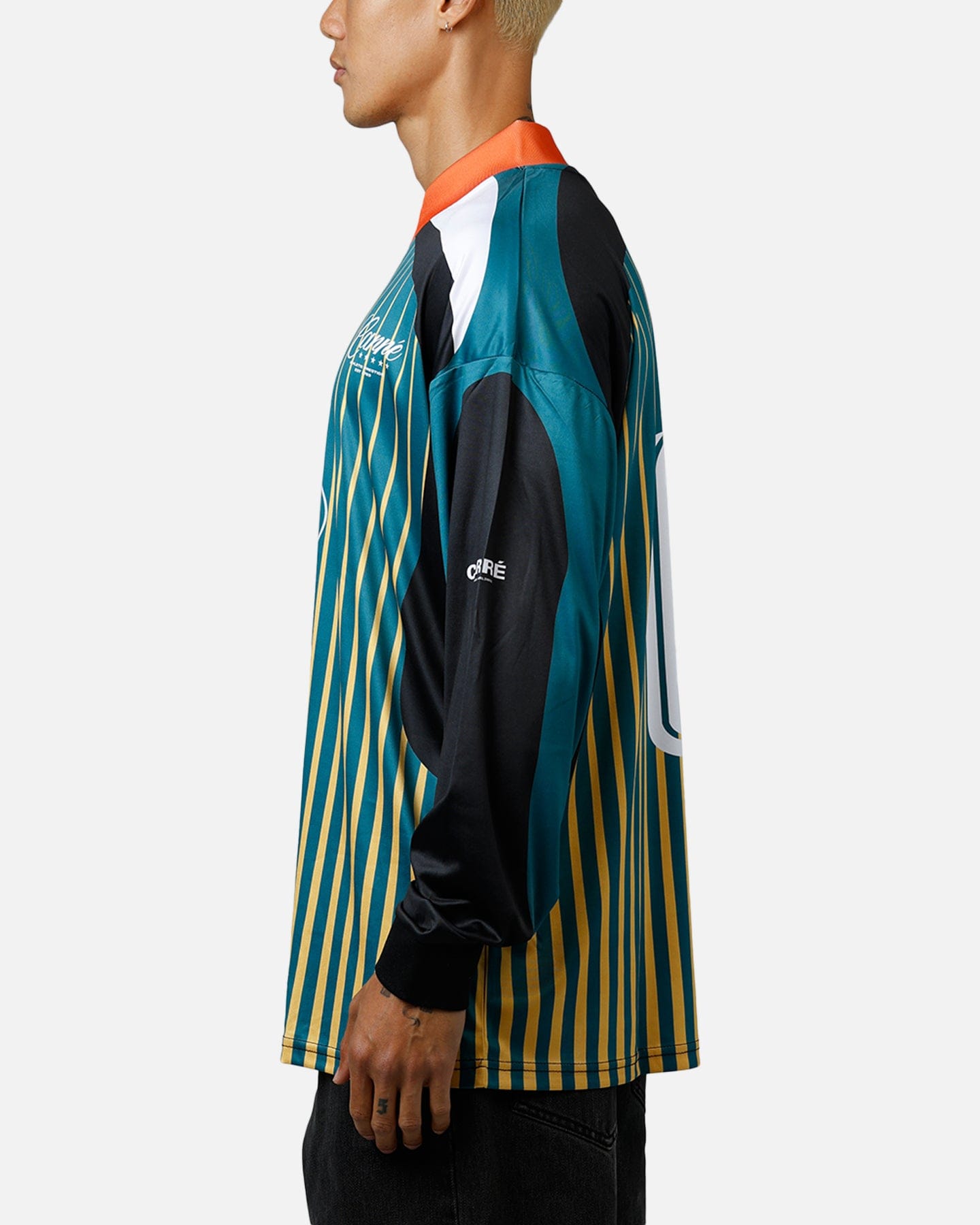 Carre All Star Football Long Sleeve T - Shirt Multi/Green