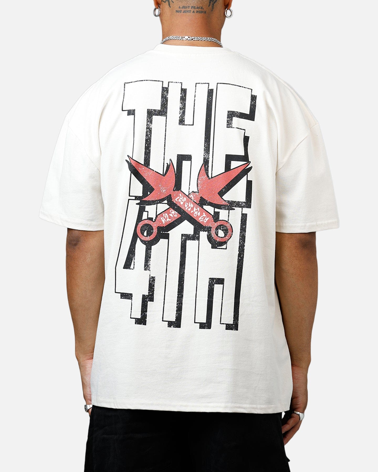 73studio x Naruto Minato Namikaze Heavyweight T - Shirt Off White