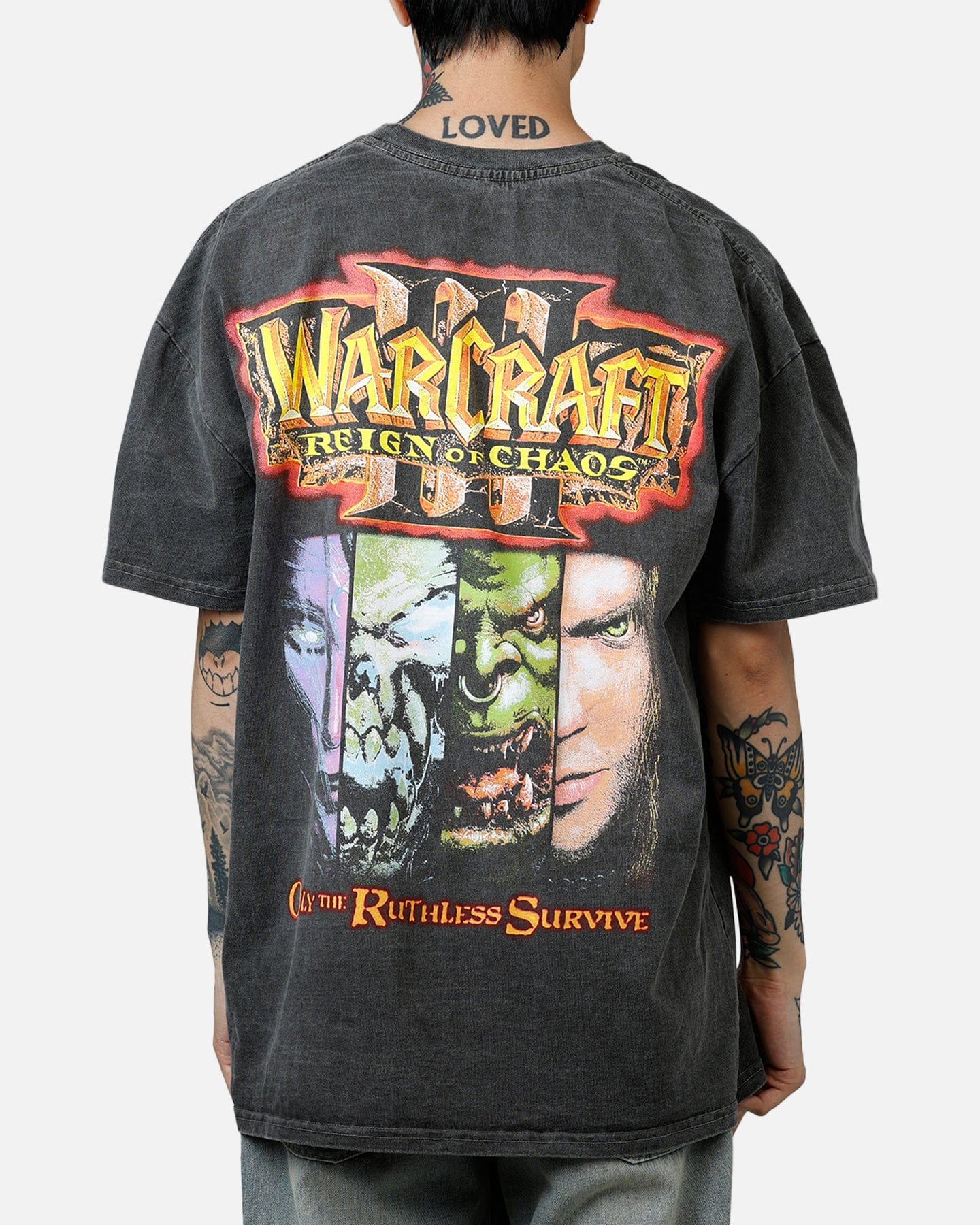 73studio x World of Warcraft: Reign Of Chaos T - Shirt Black Wash