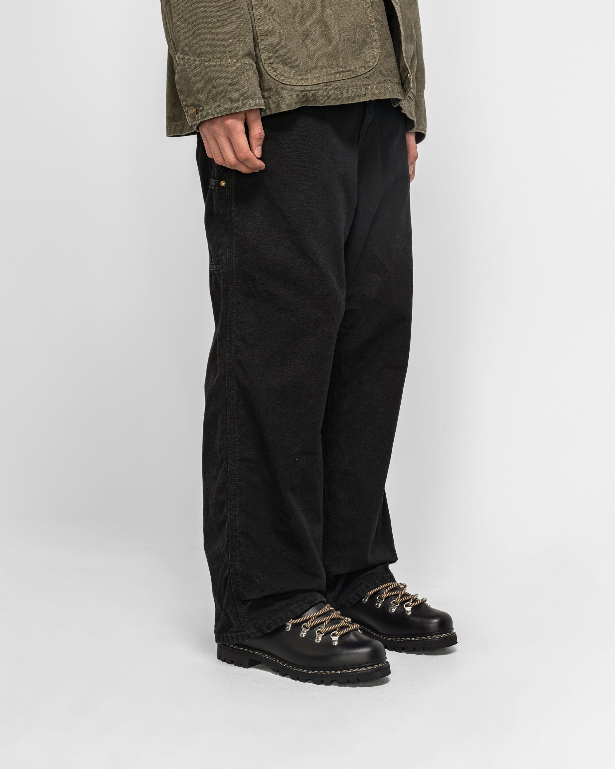 Orslow Dad's Fit Oxford Painter Pants - Black