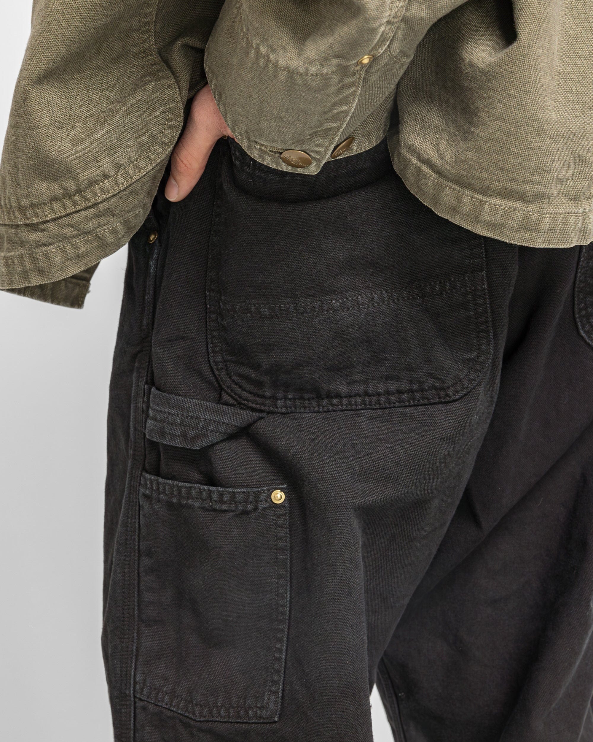 Orslow Dad's Fit Oxford Painter Pants - Black