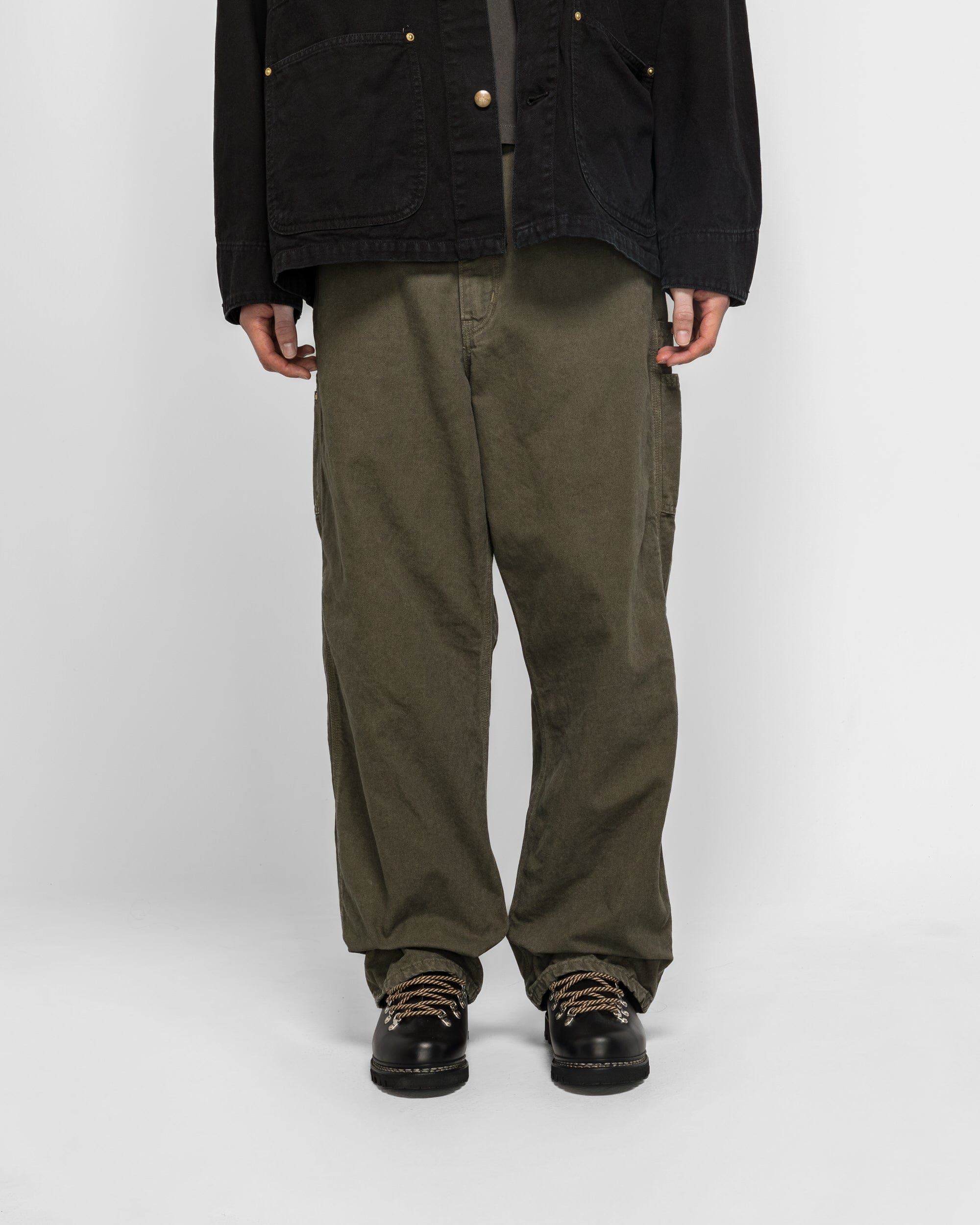 Orslow Dad's Fit Oxford Painter Pants - Army Green