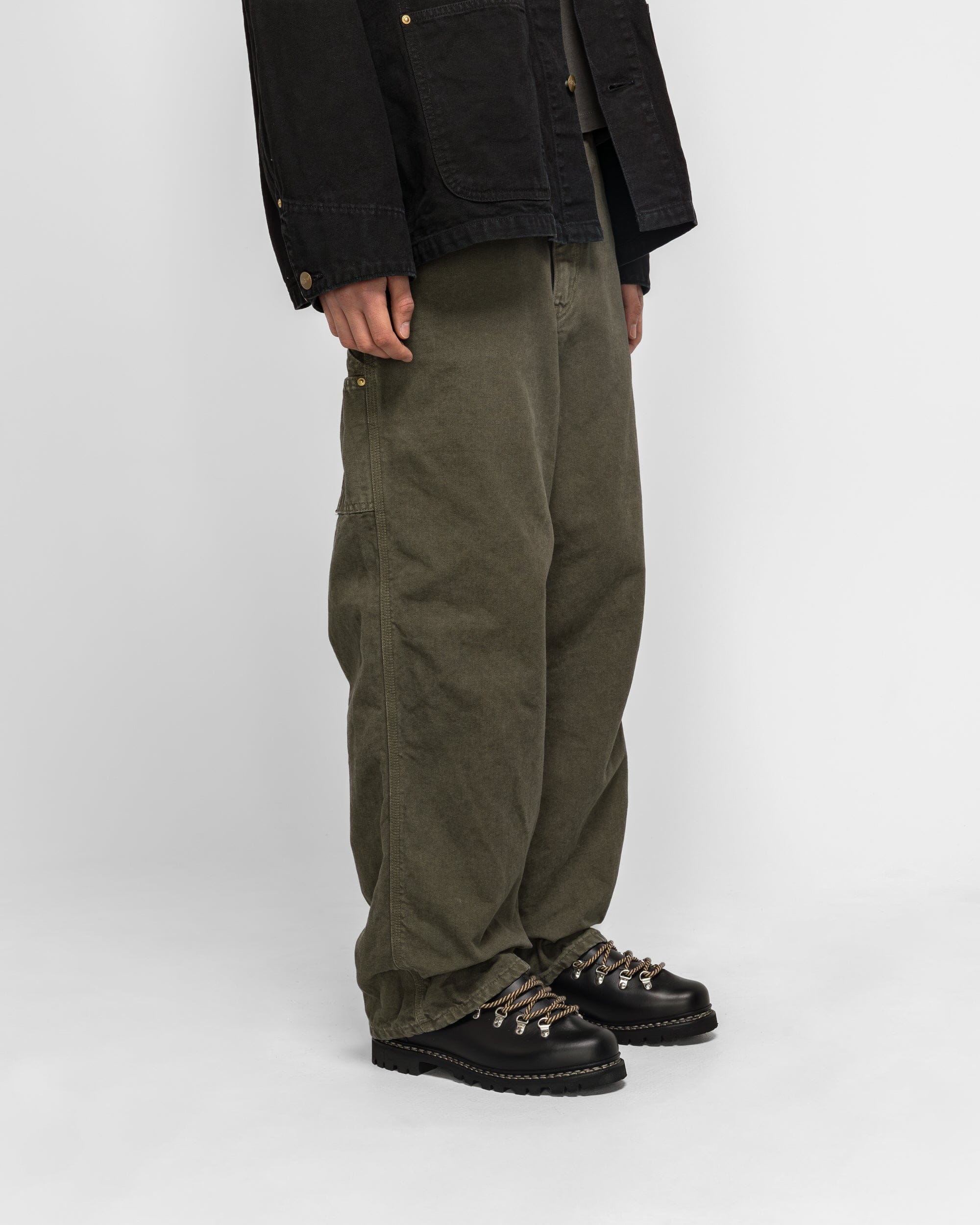 Orslow Dad's Fit Oxford Painter Pants - Army Green