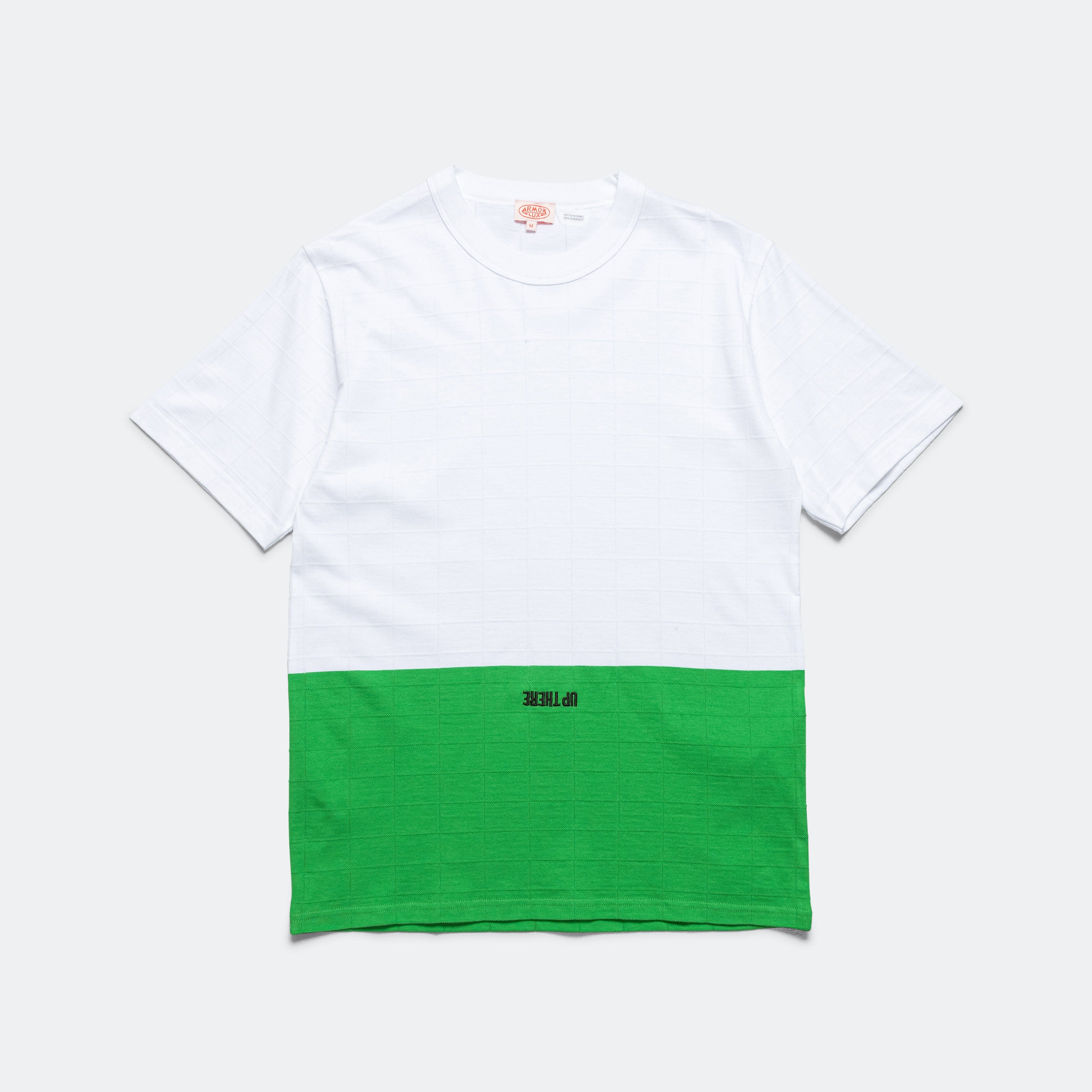 Armor Lux T - Shirt x UP THERE - White/Fern Green