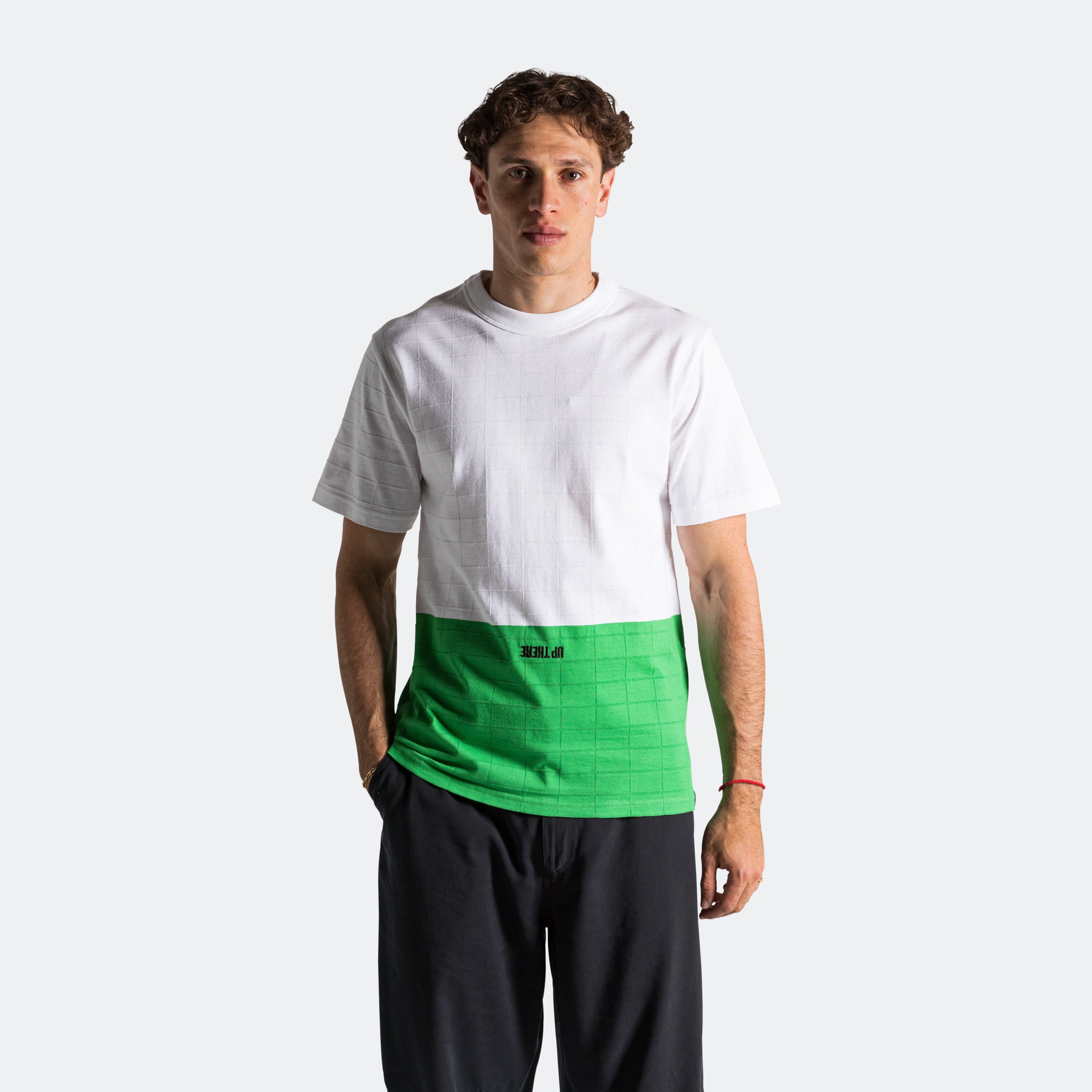 Armor Lux T - Shirt x UP THERE - White/Fern Green