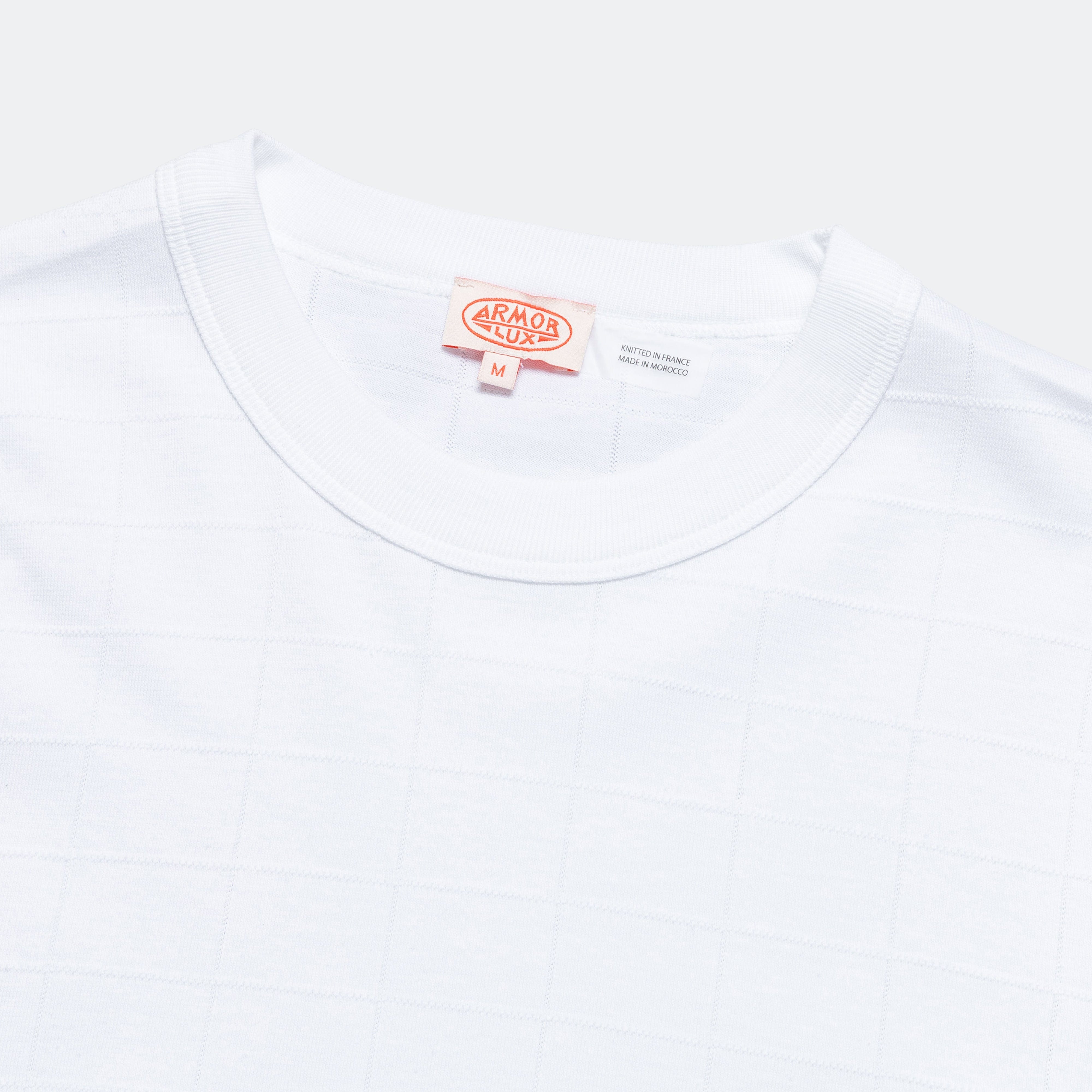 Armor Lux T - Shirt x UP THERE - White/Fern Green