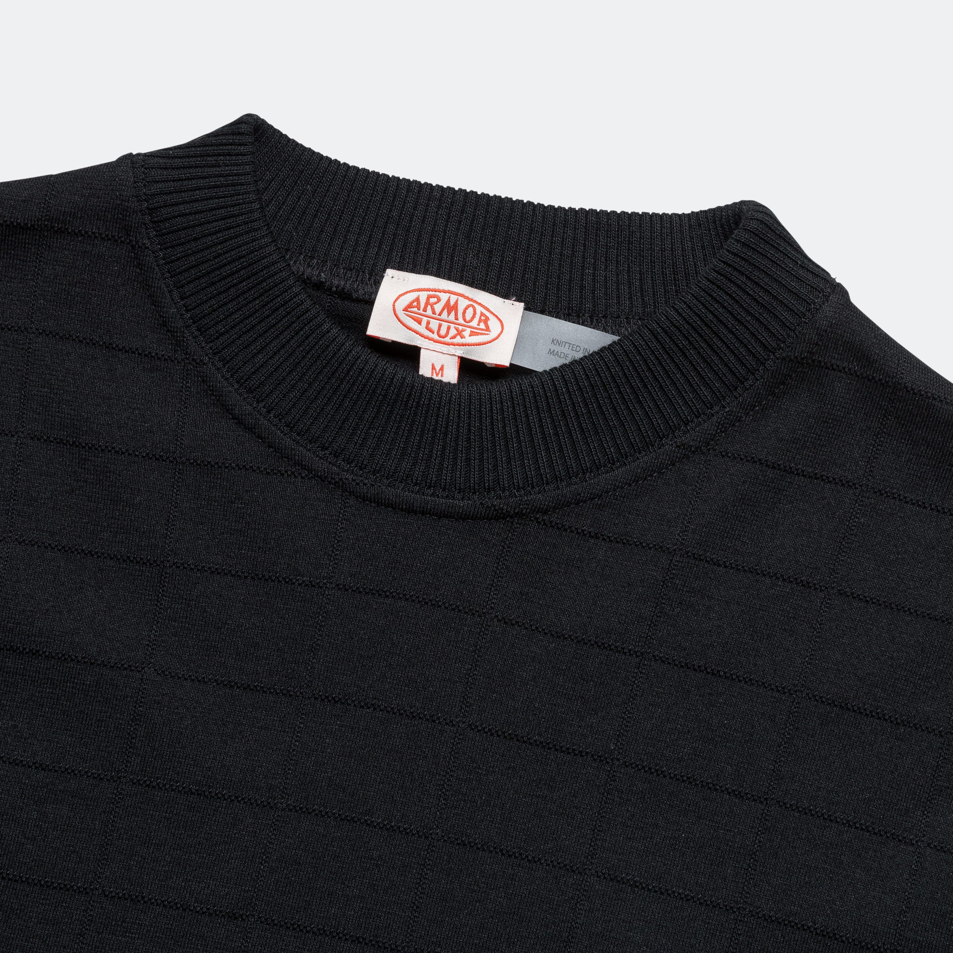 Armor Lux Crewneck x UP THERE - Black/Fern Green