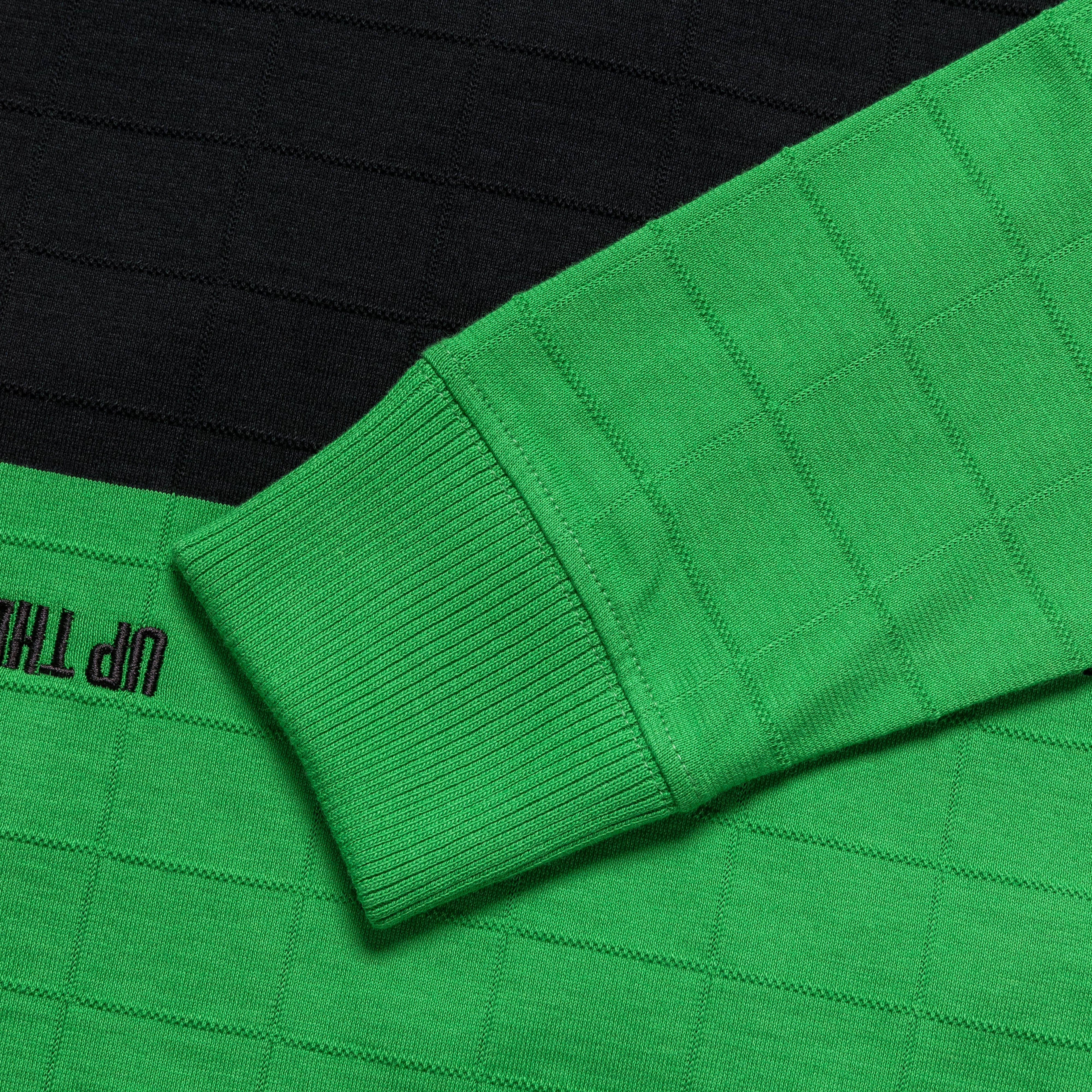 Armor Lux Crewneck x UP THERE - Black/Fern Green