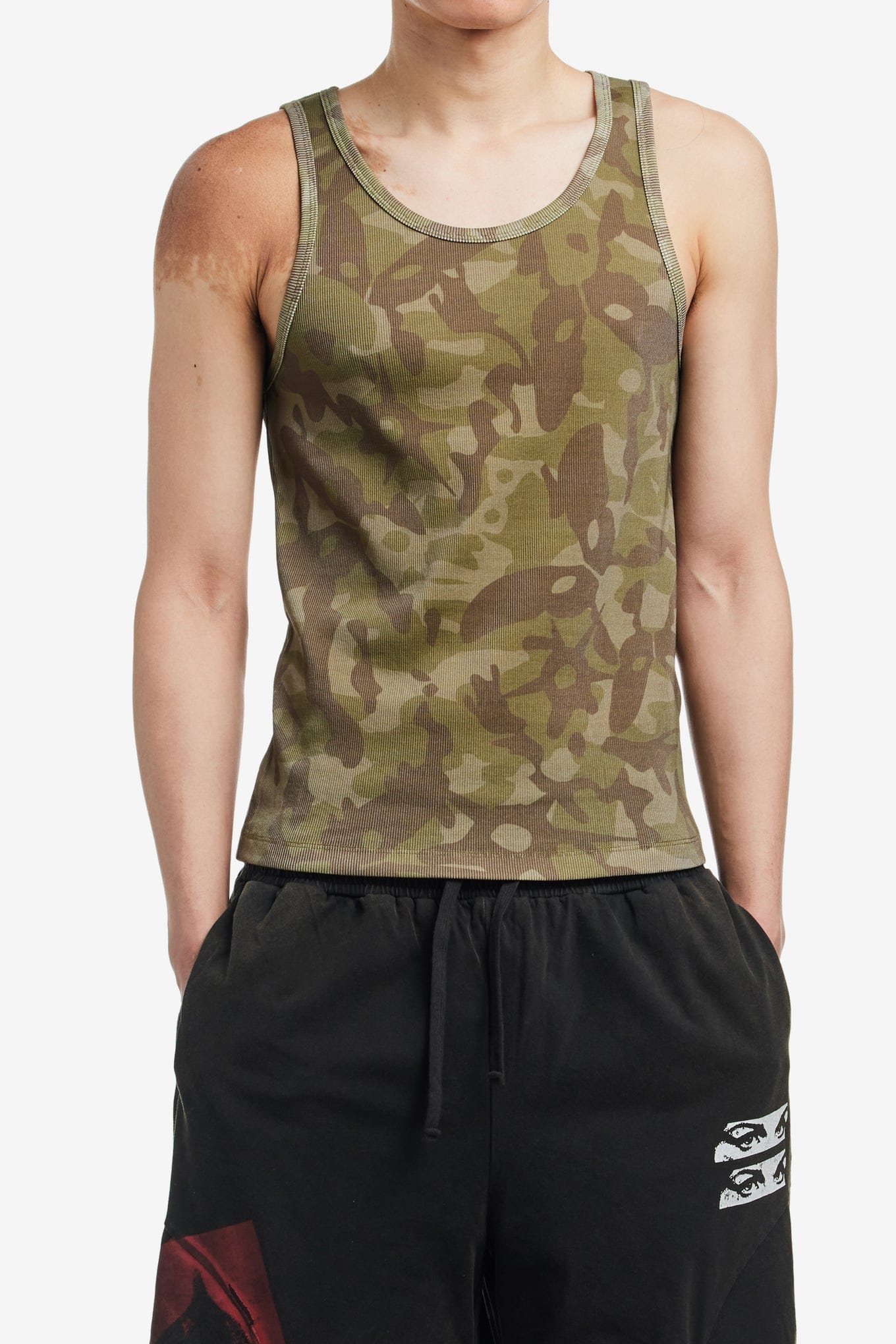 P.A.M. GARDEN VARIETY CAMO TANK TOP