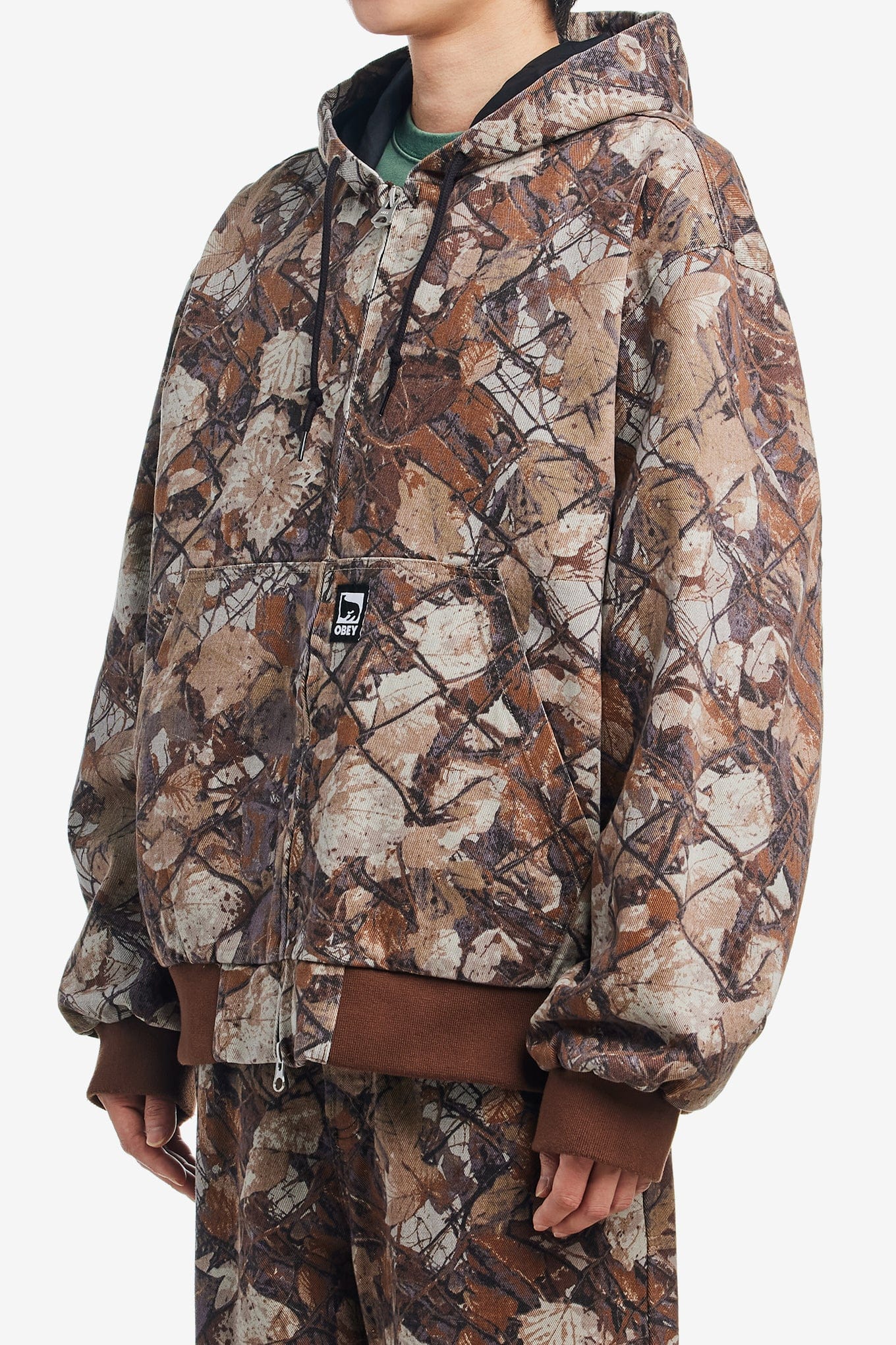 OBEY GLEN ZIP UP JACKET