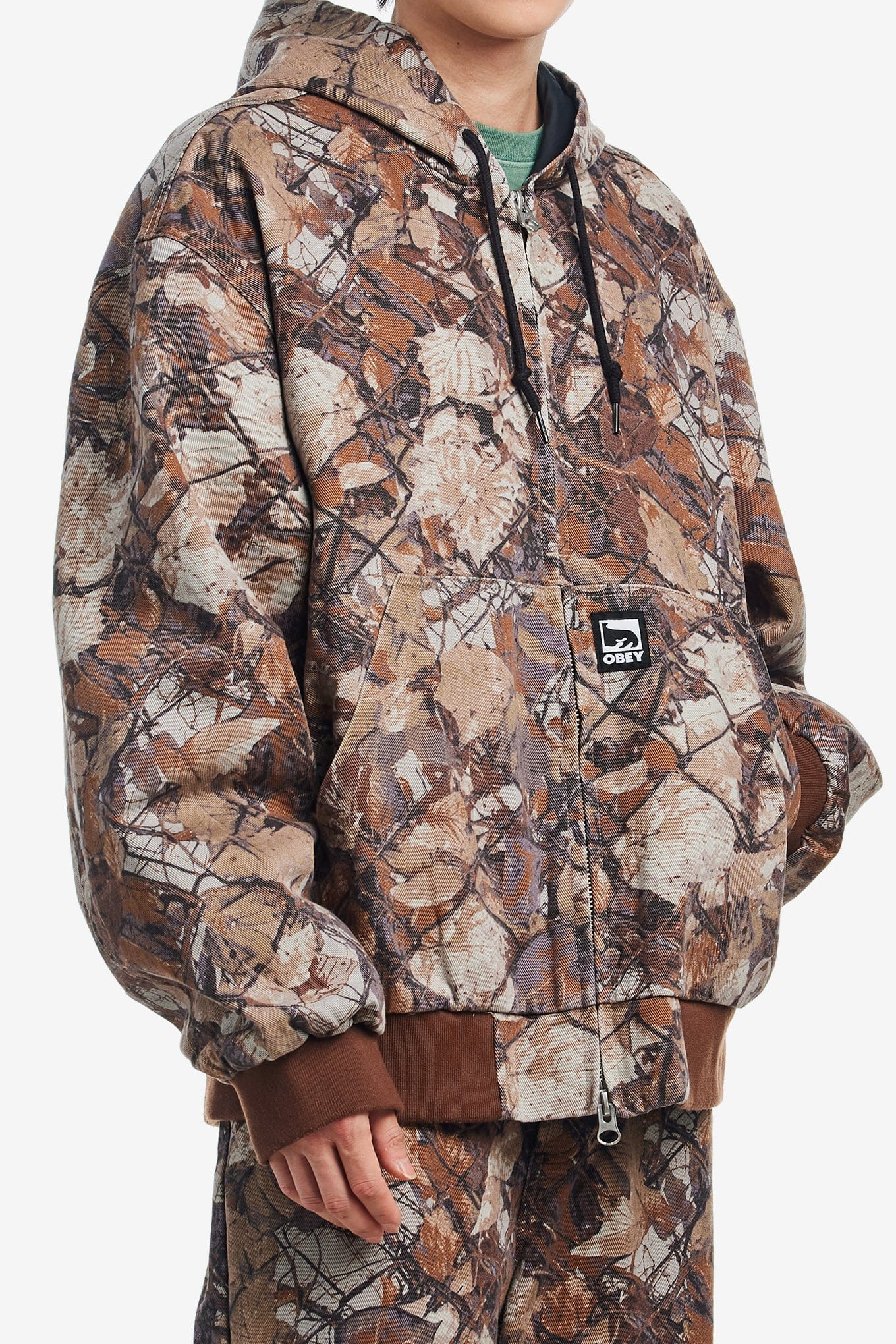 OBEY GLEN ZIP UP JACKET