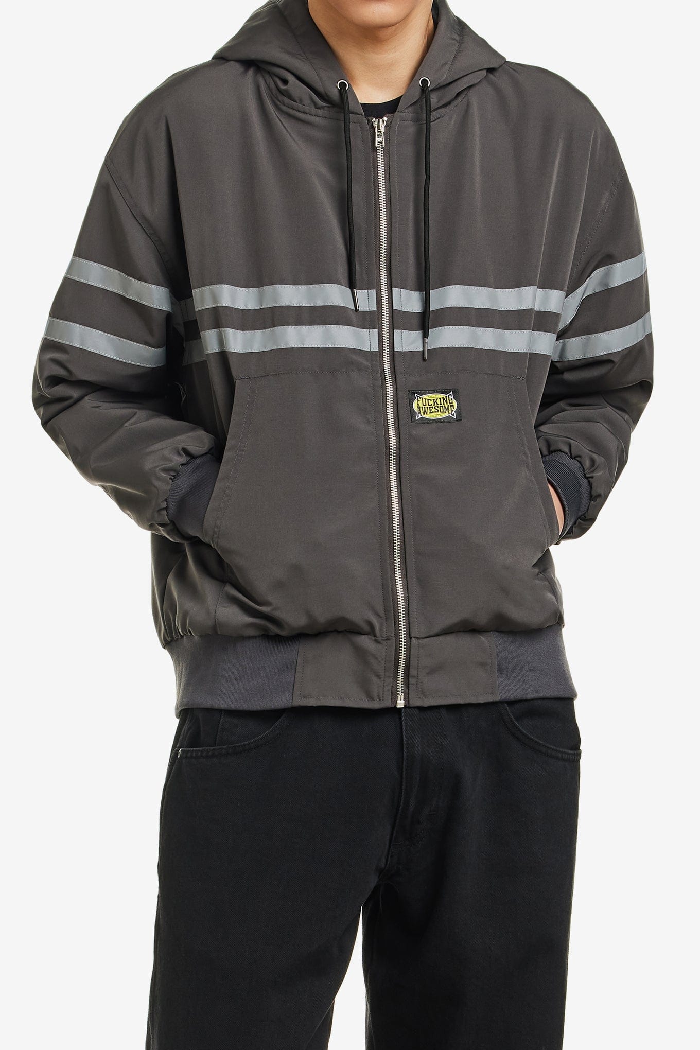 Fucking Awesome KO STRIPED HOODIE JACKET