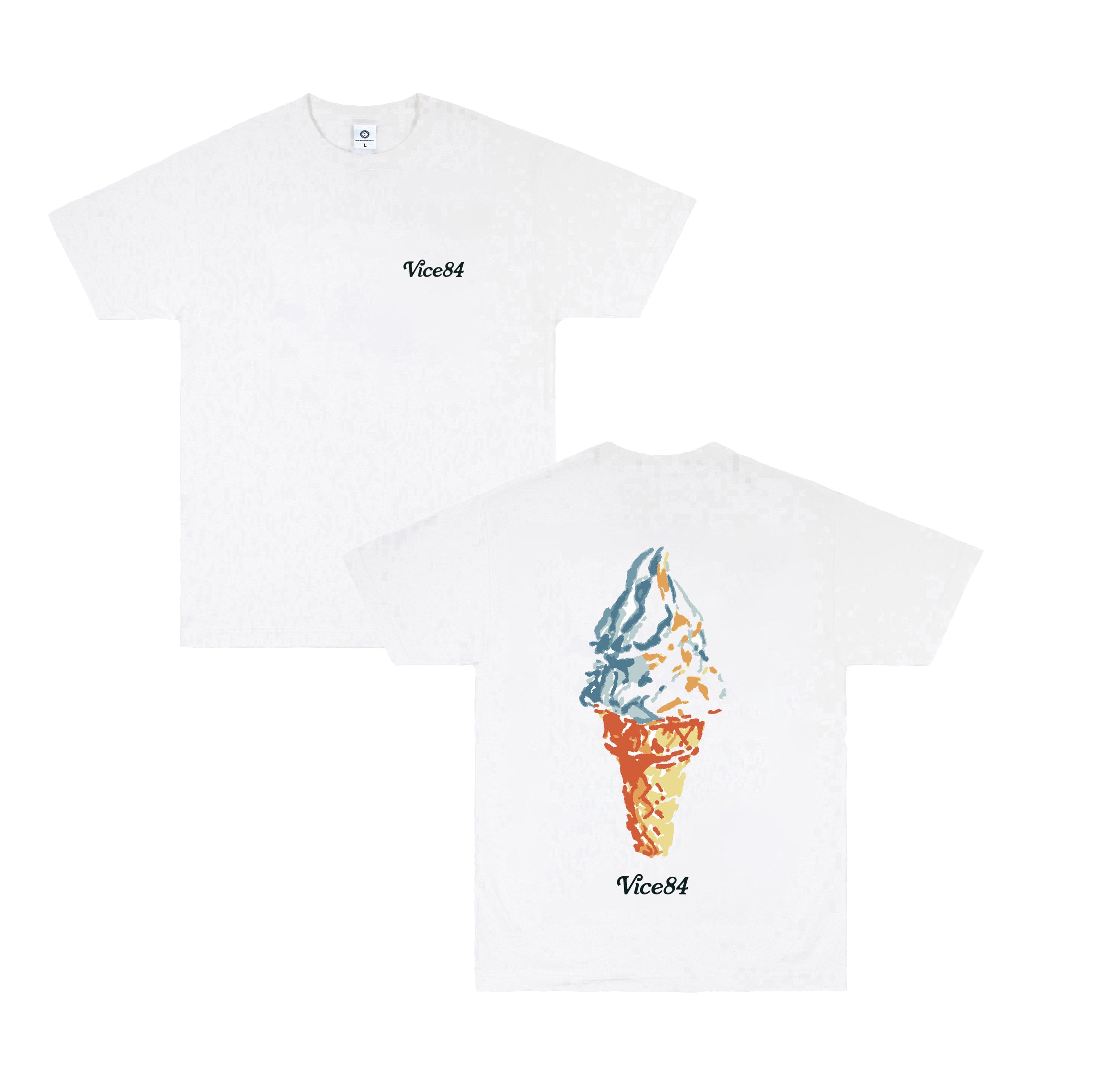 Vice 84 Ice Cream T-Shirt - White
