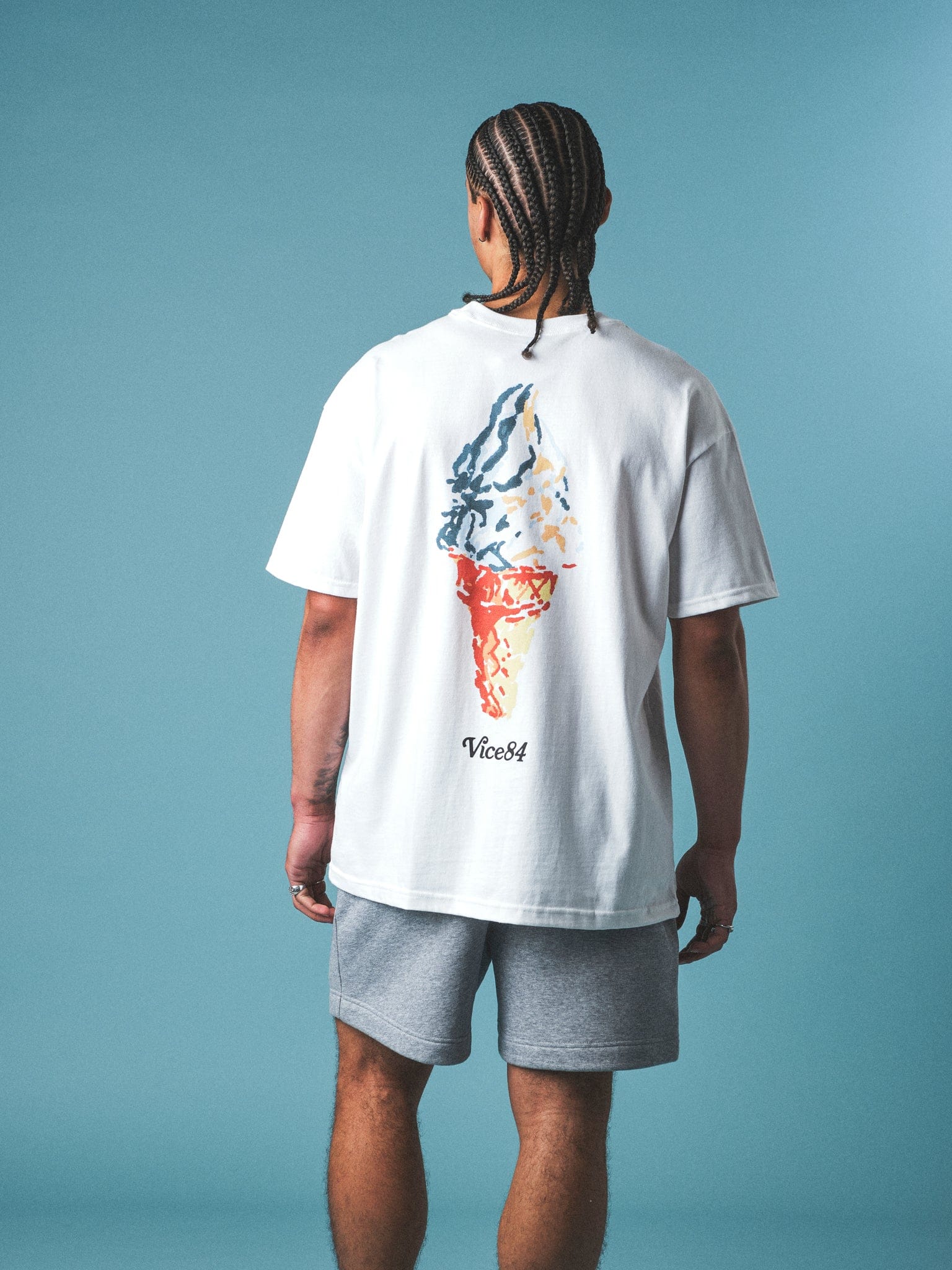 Vice 84 Ice Cream T-Shirt - White