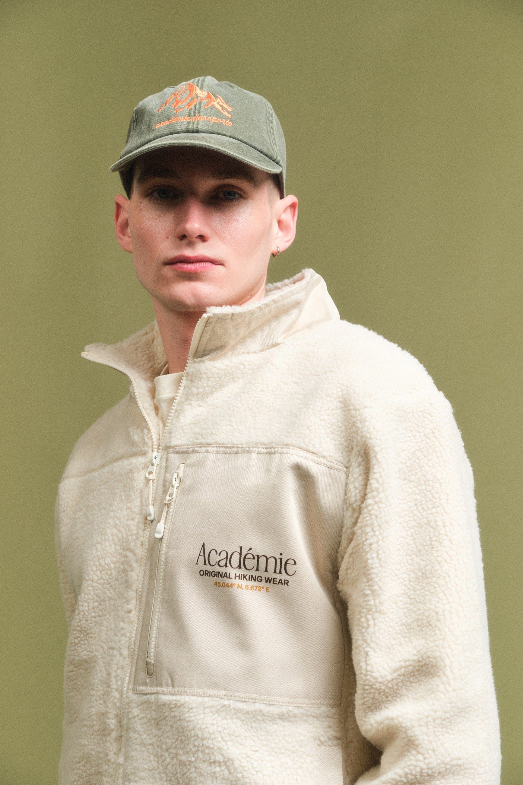 Vice 84 Co - Ordinates Sherpa Zip Fleece - Cream