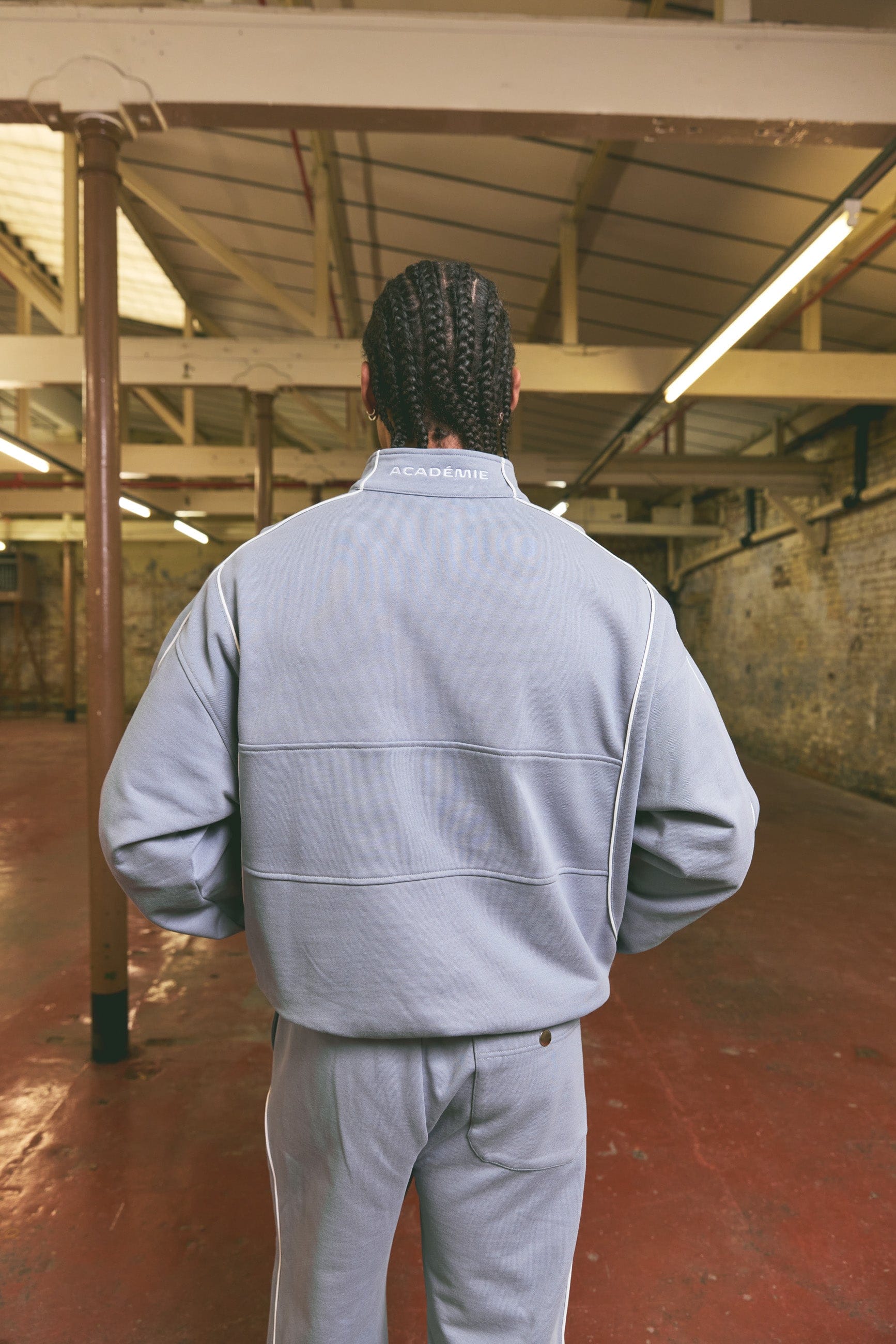 Vice 84 Stadium Heavyweight 1/4 Zip - Blue
