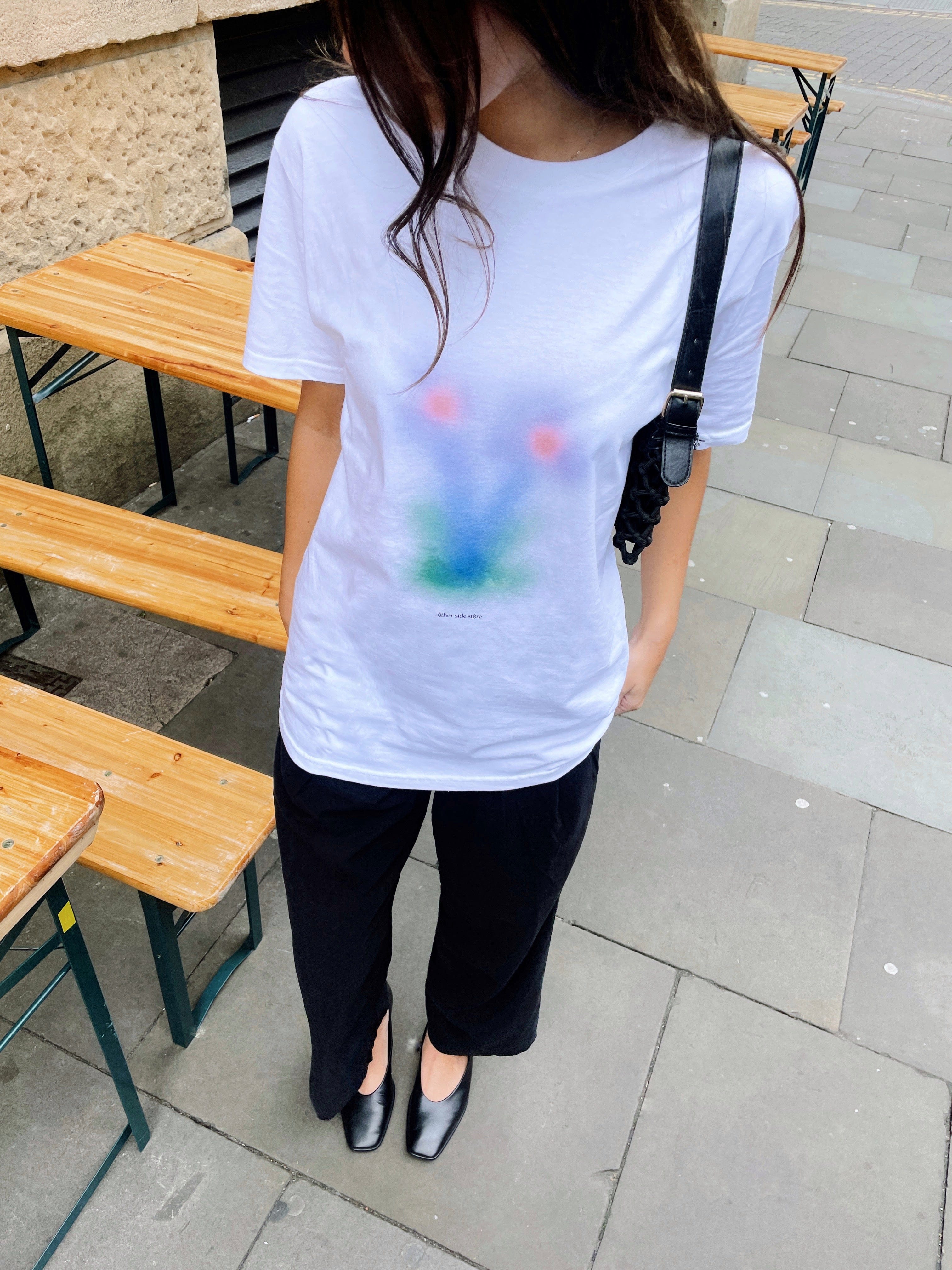 Other Side Store Lavender T-Shirt - White