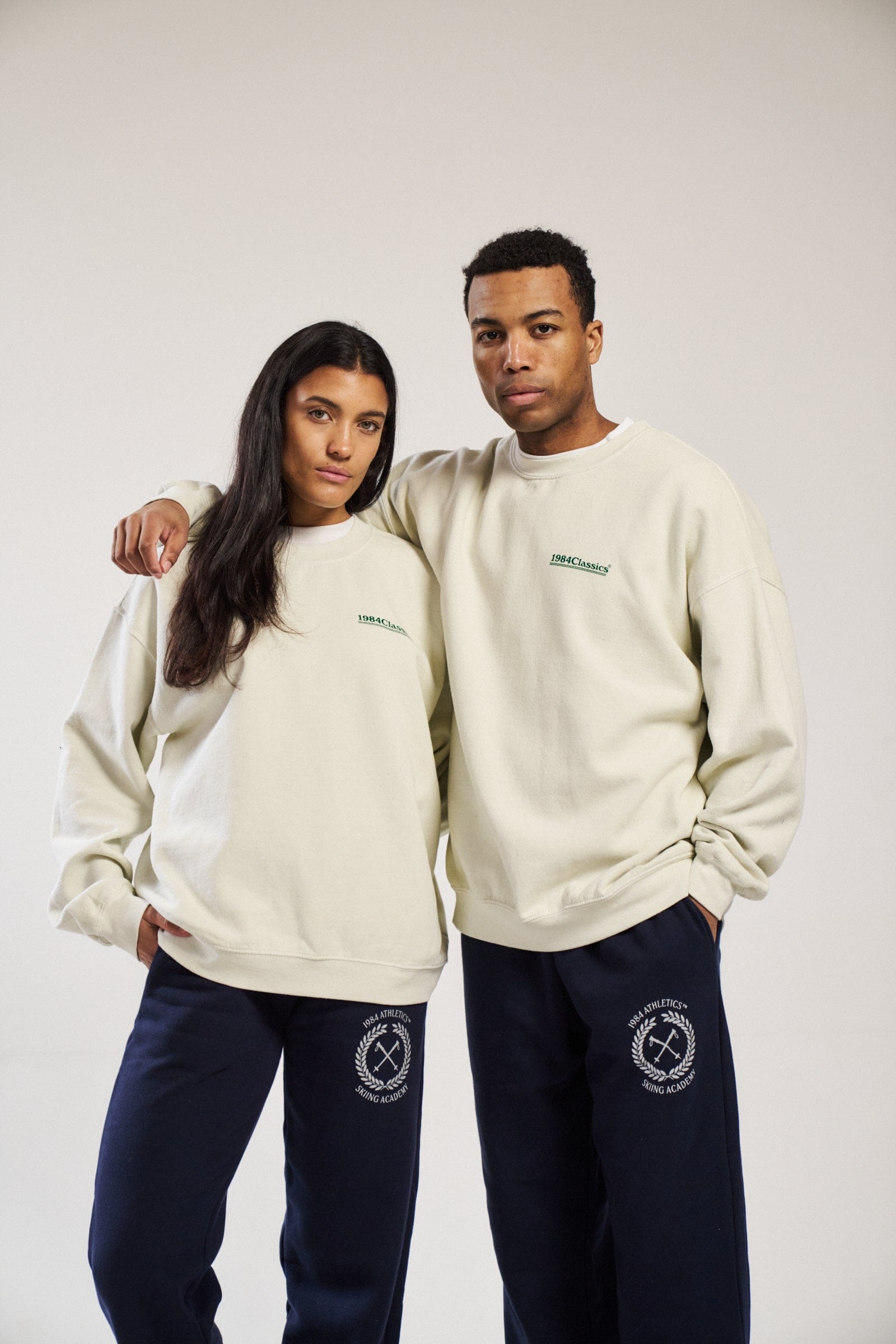 Vice 84 Classics Vintage Washed Sweater - Cream