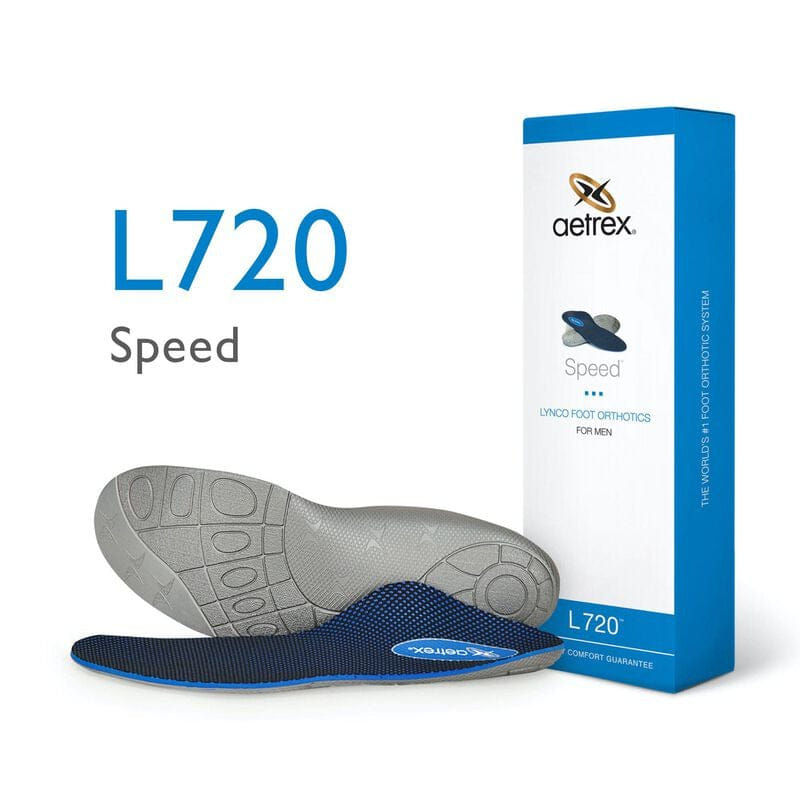 Aetrex L720 Men's Speed Posted Orthotics (Support For Flat & Low Arches)