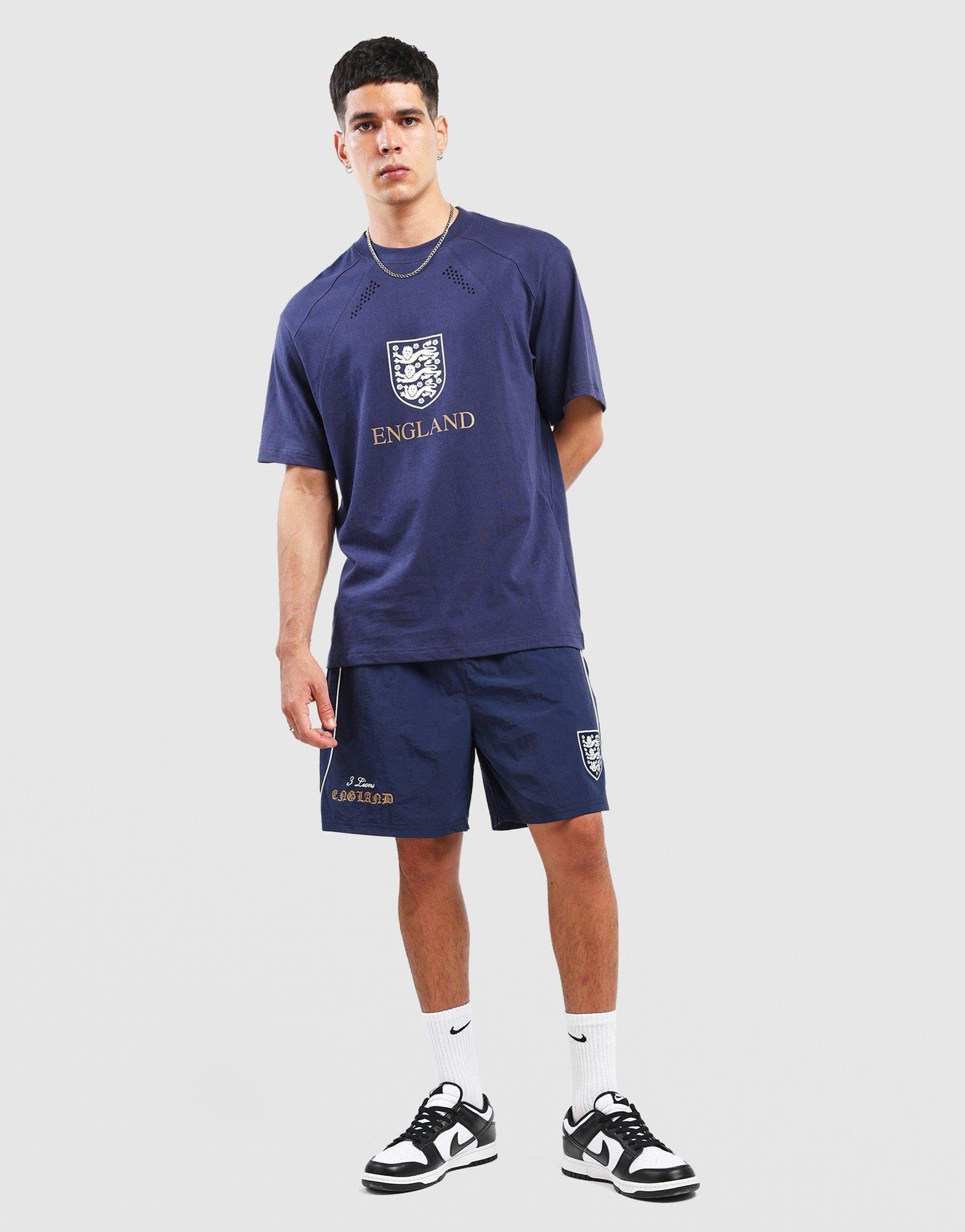 Majestic England Nylon Short