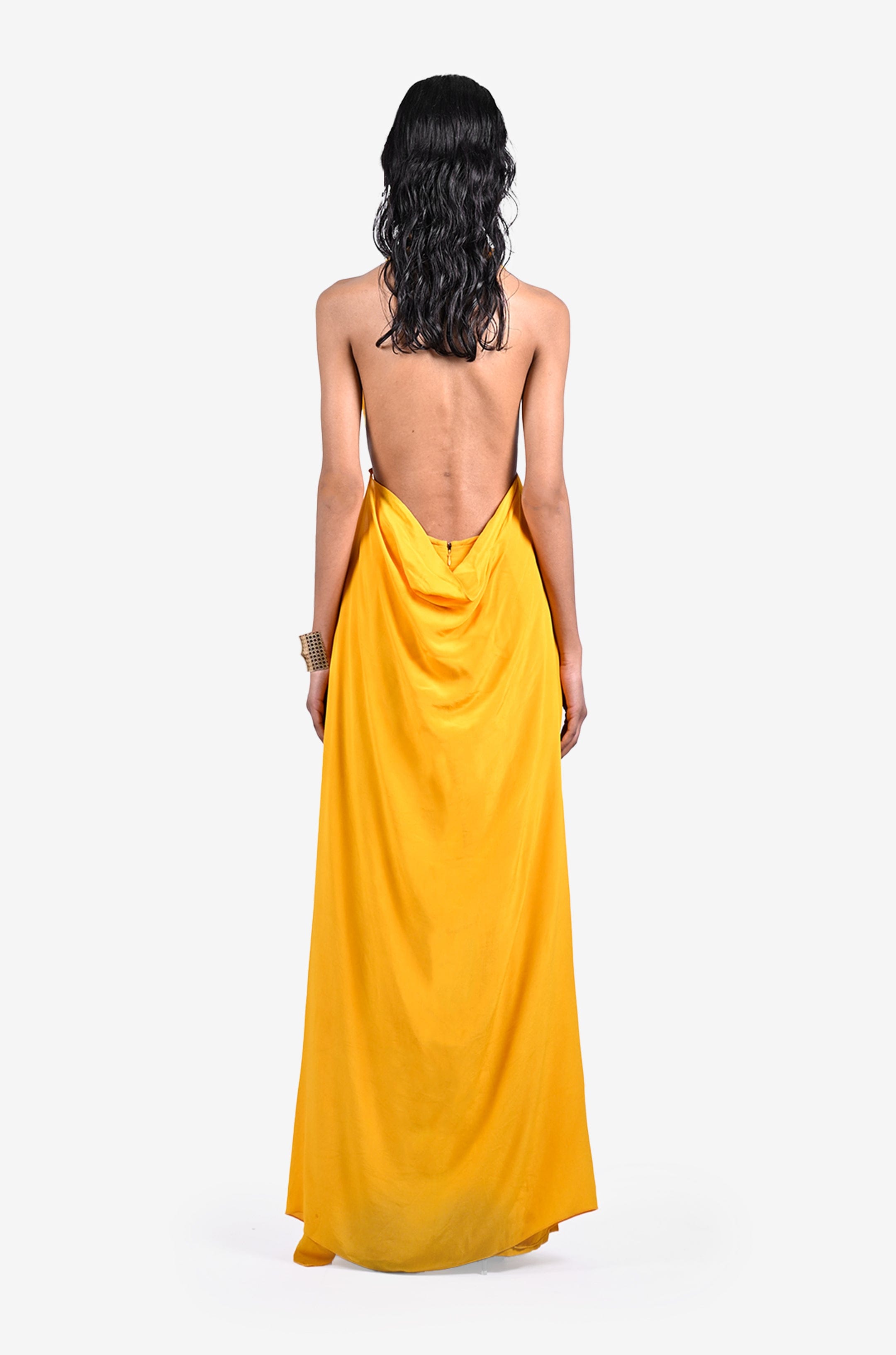 Yellow Hybrid Sari - Pants 2.0 - Yellow