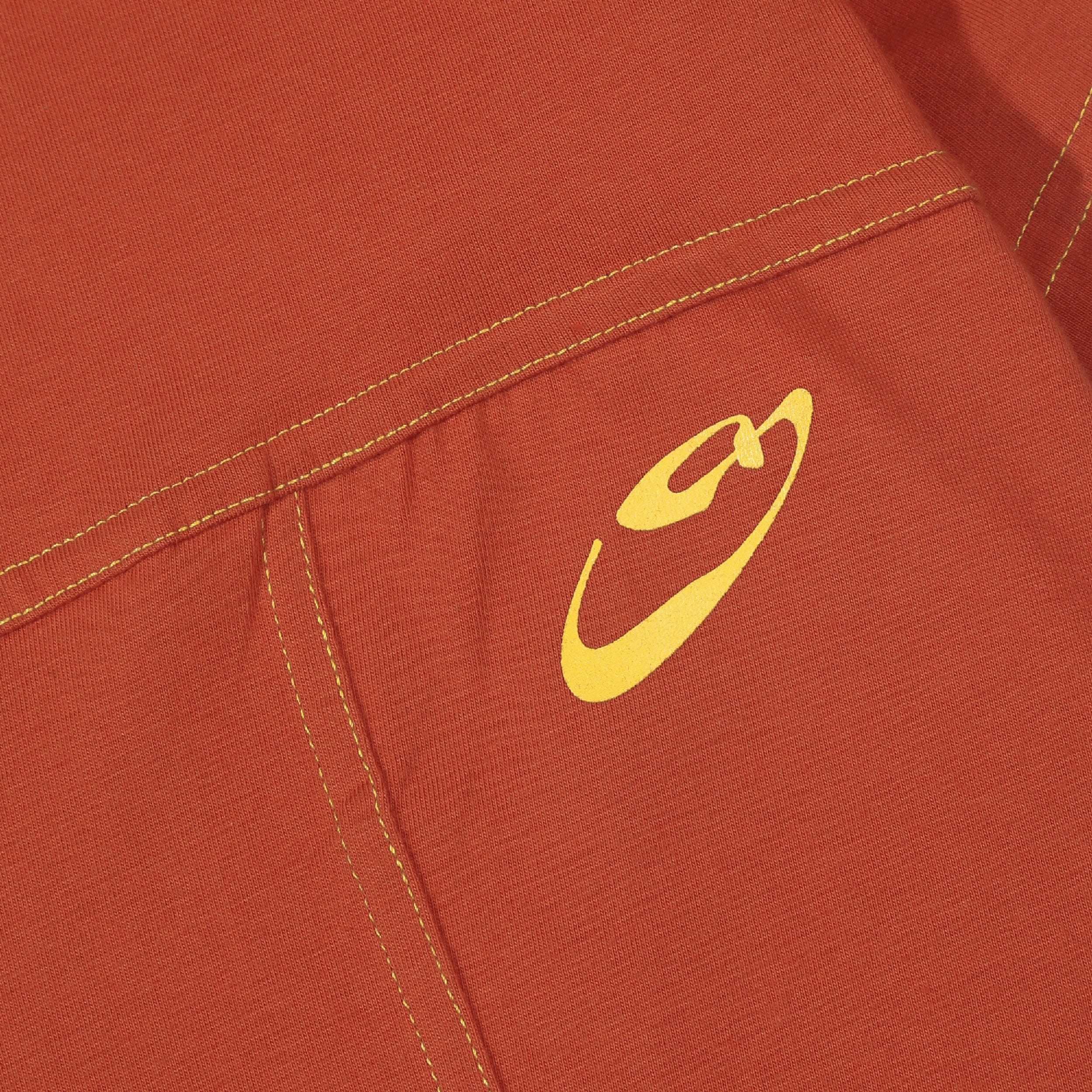 See You At One Break Panel T - Shirt - Orange