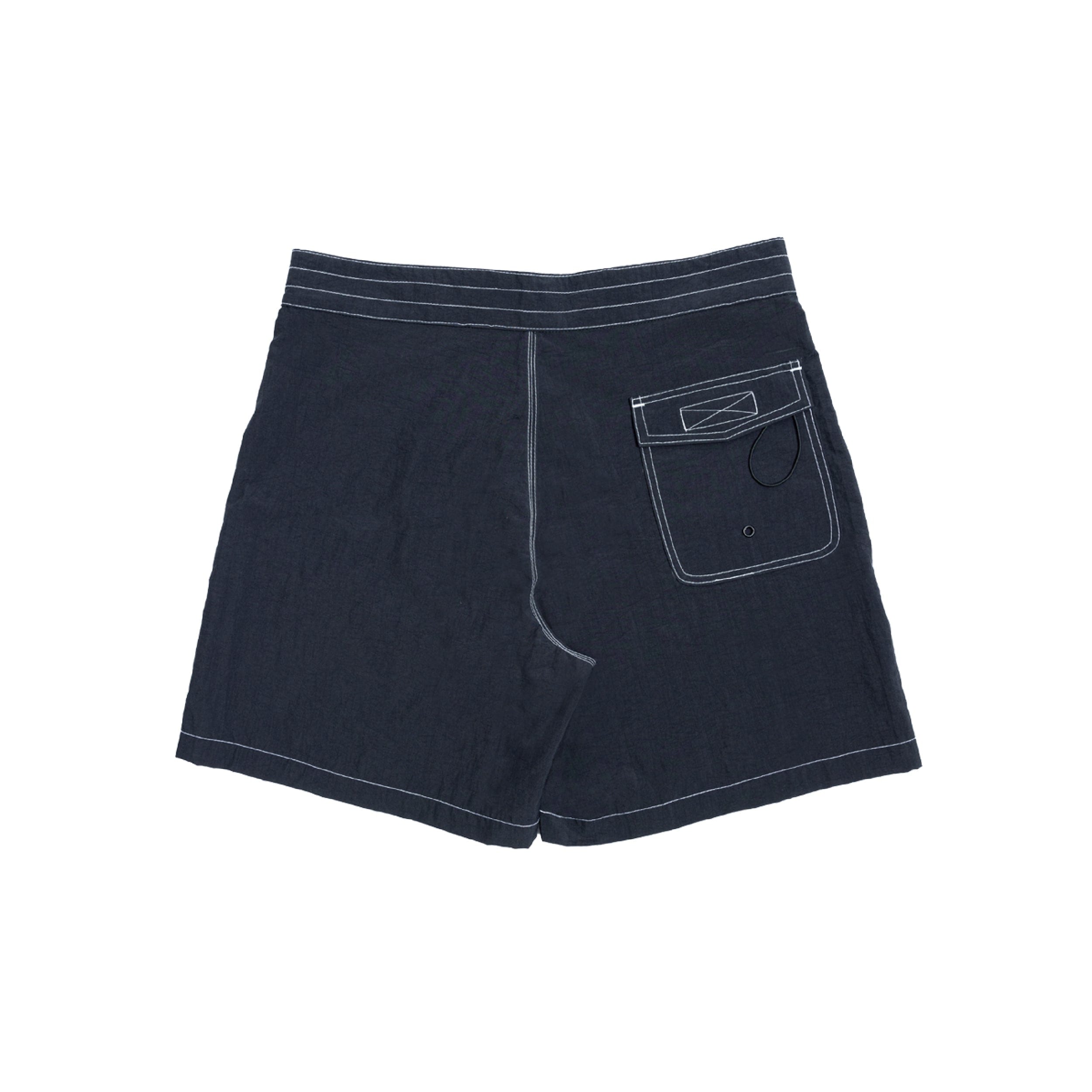 Politeunivers Zig Zag P Square Boardshort - Black