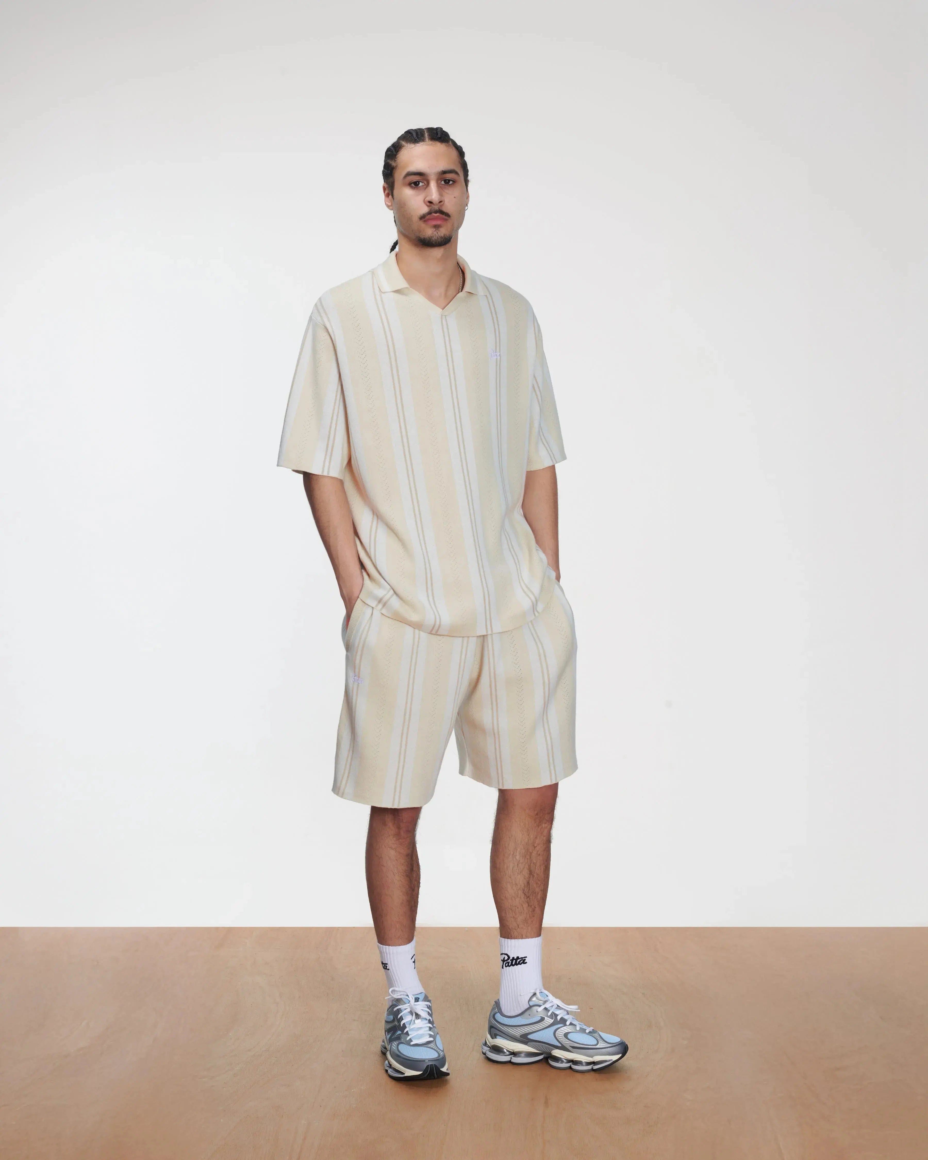 Football Patta Knitted Football Shirt (Oatmeal)