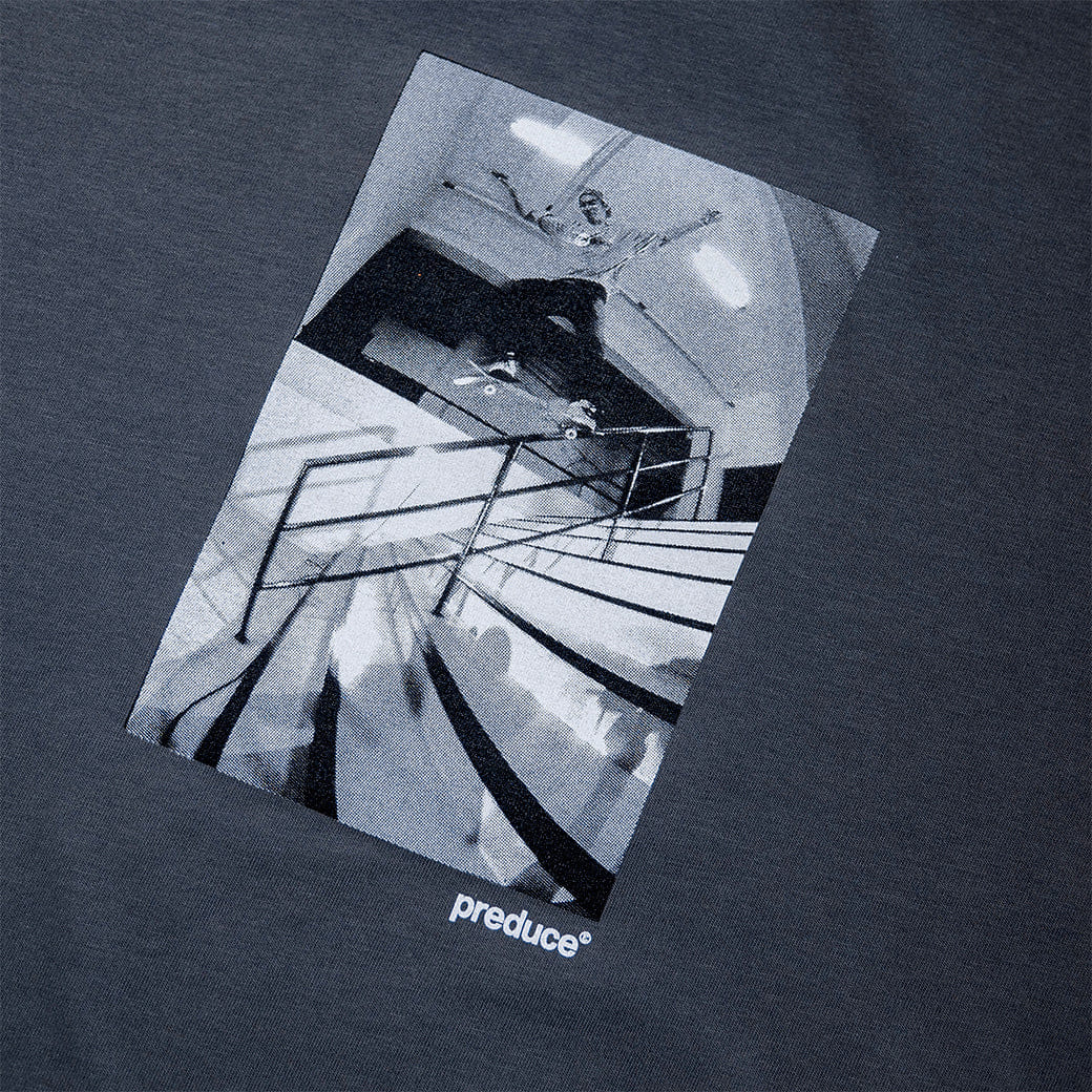Preduce GJ Filmography T - Shirt Cement Grey