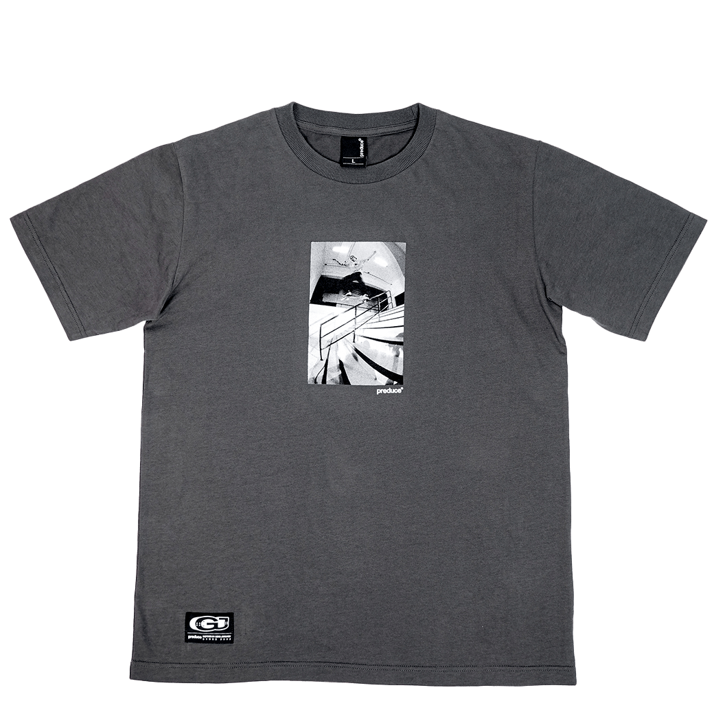 Preduce GJ Filmography T - Shirt Cement Grey