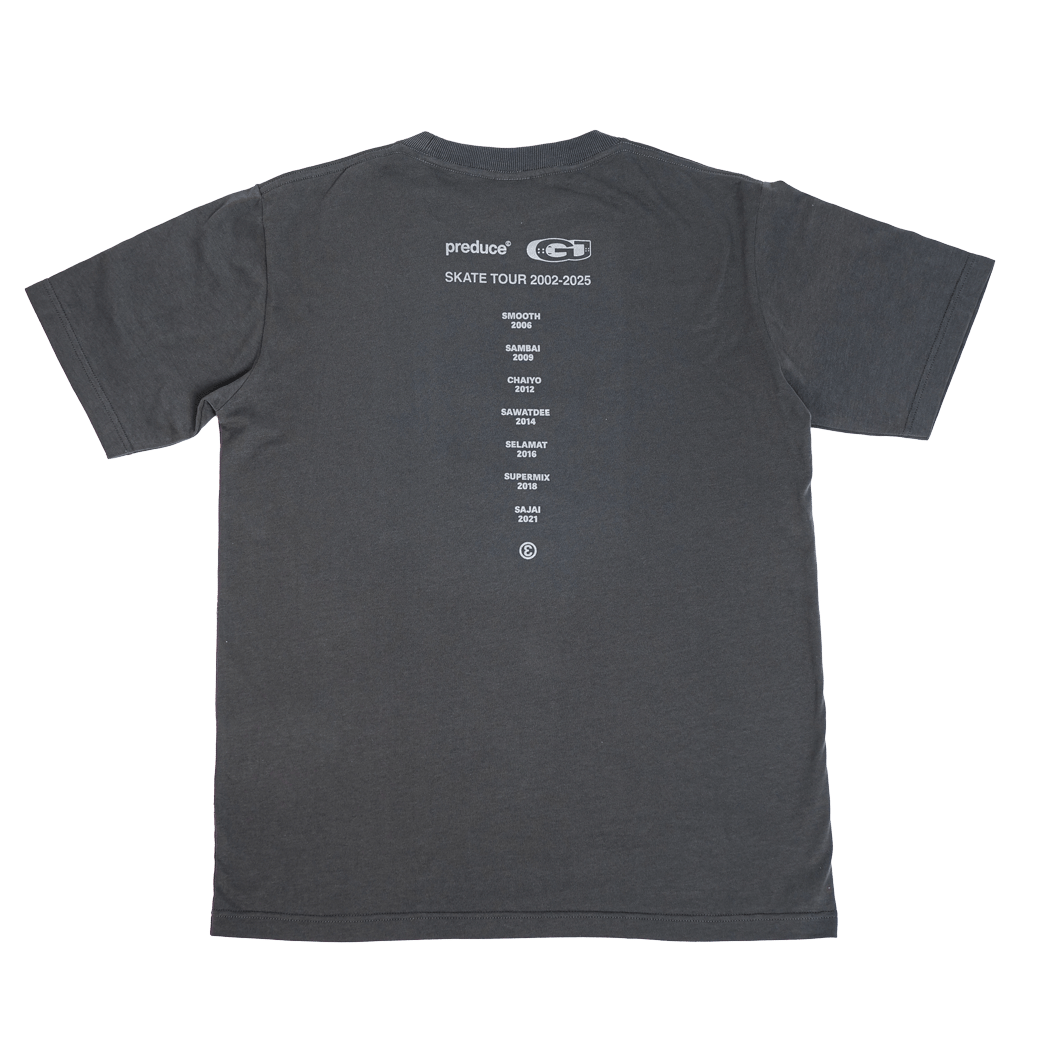 Preduce GJ Filmography T - Shirt Cement Grey