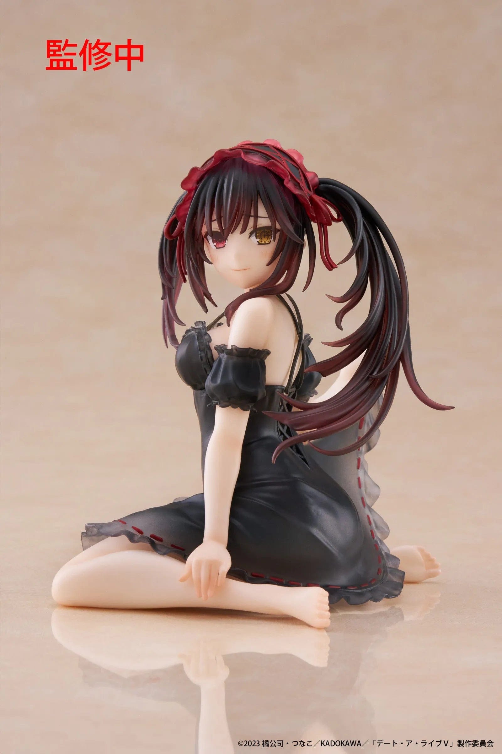TAITO Date a Live V Desktop Cute Figure Kurumi Tokisaki Nightwear Version