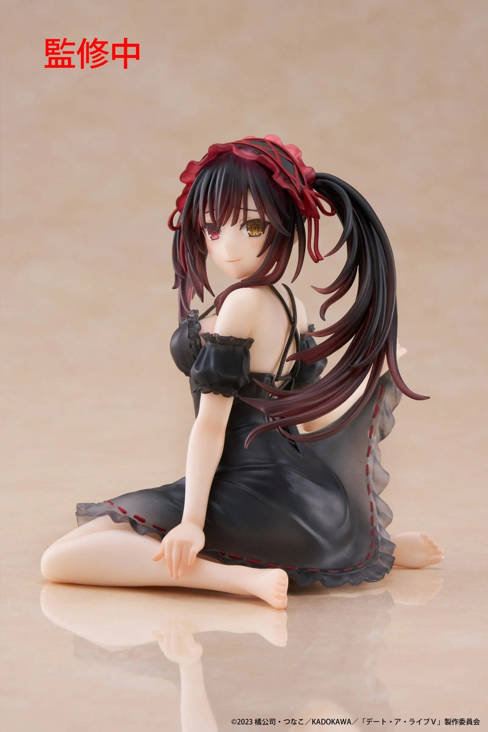 TAITO Date a Live V Desktop Cute Figure Kurumi Tokisaki Nightwear Version