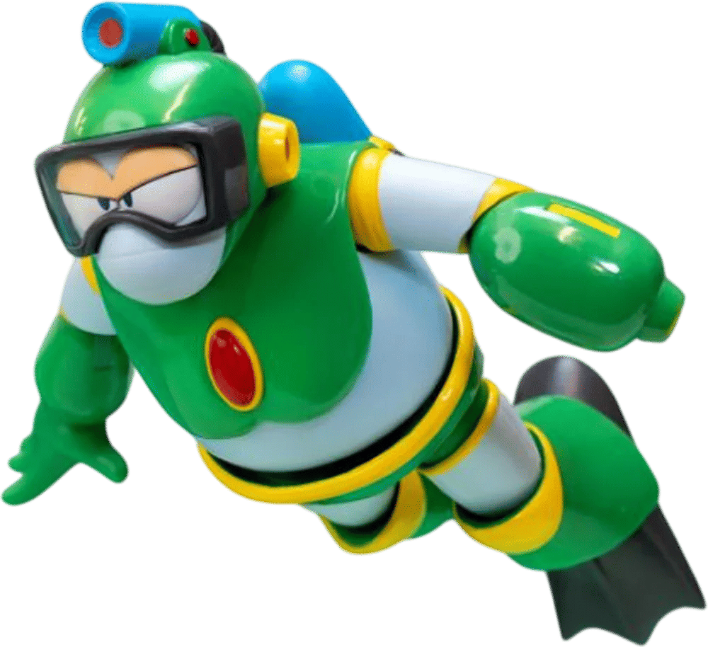 Jada Toys Mega Man - Bubble Man 4.5" Action Figure