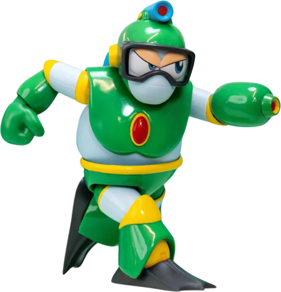 Jada Toys Mega Man - Bubble Man 4.5" Action Figure