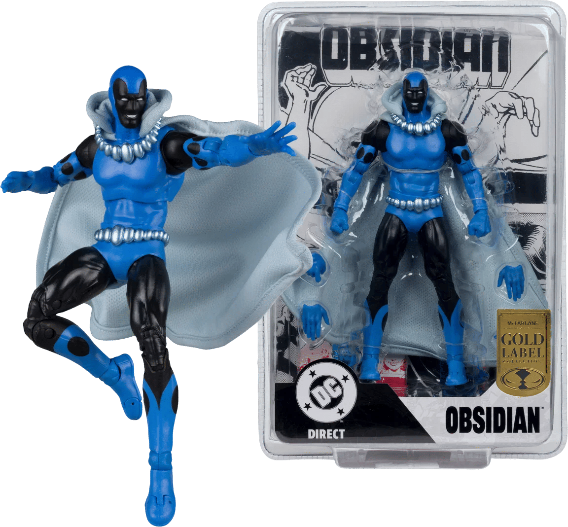 Mcfarlane Toys DC Comics - Obsidian (Infinity Inc #16) Gold Label 7" Action Figure