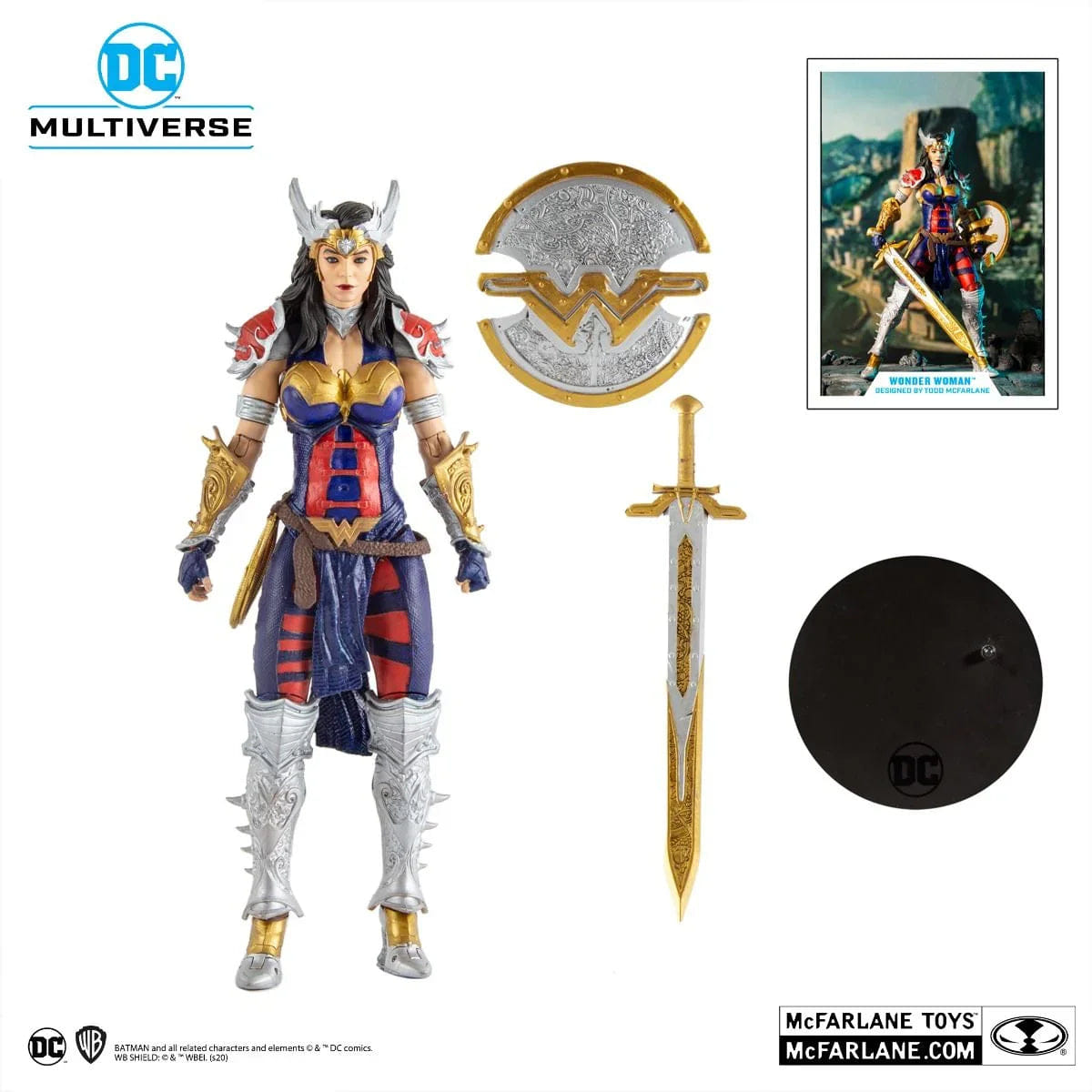Mcfarlane Toys DC Comics - Wonder Woman by Todd McFarlane 7" Action Figure