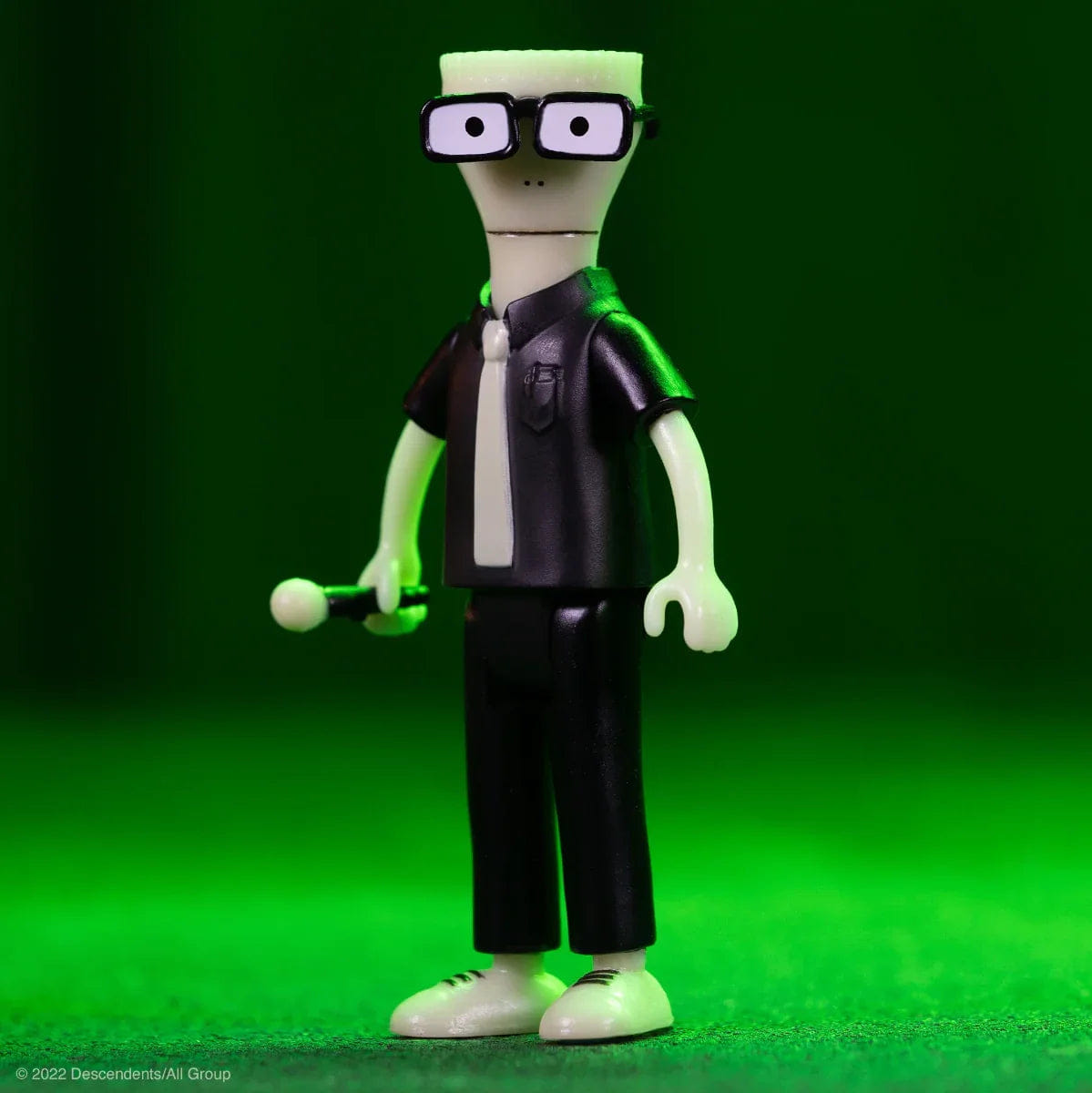 Super7 Descendents - Hypercaffium Spazzinate Milo Glow In The Dark ReAction 3.75" Action Figure