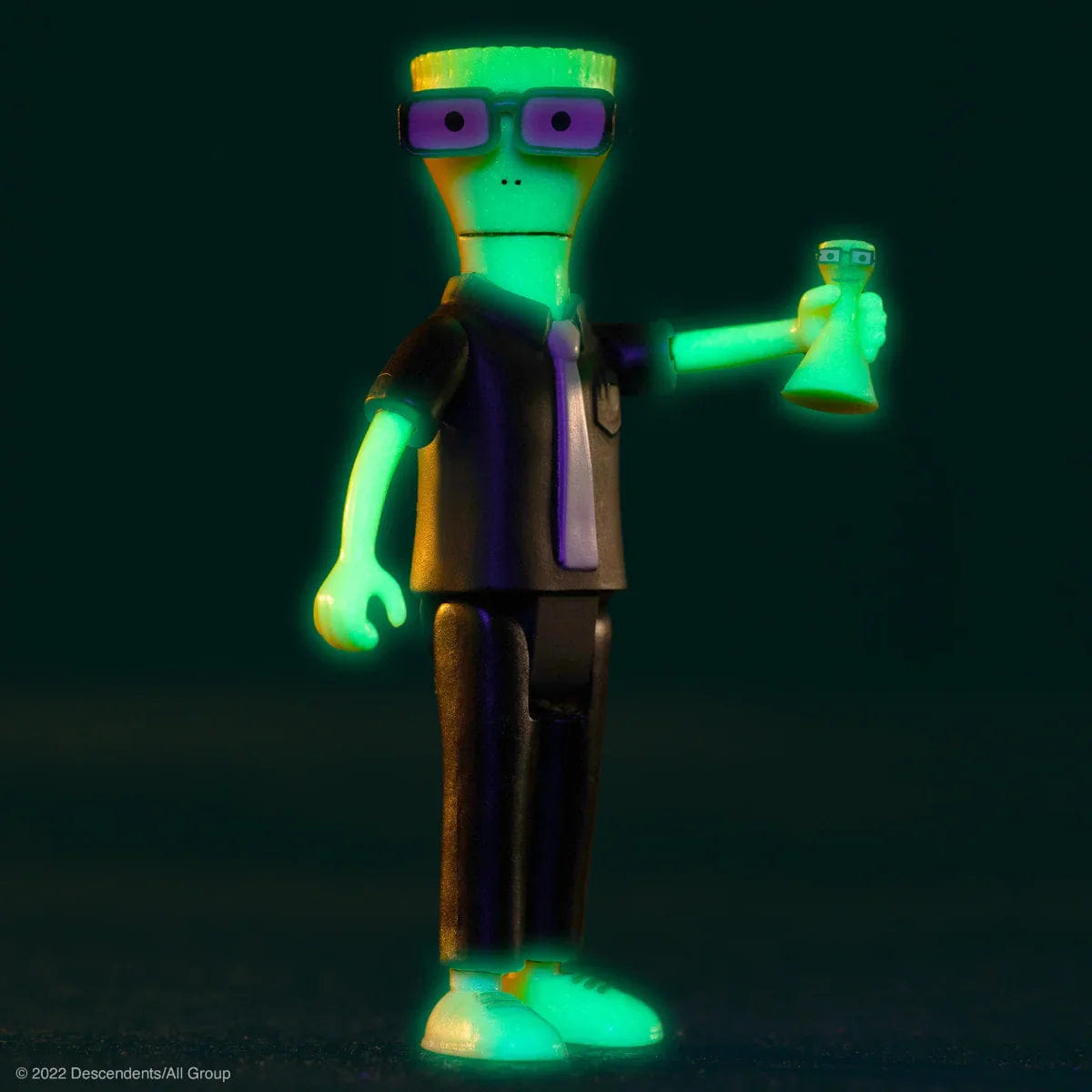 Super7 Descendents - Hypercaffium Spazzinate Milo Glow In The Dark ReAction 3.75" Action Figure