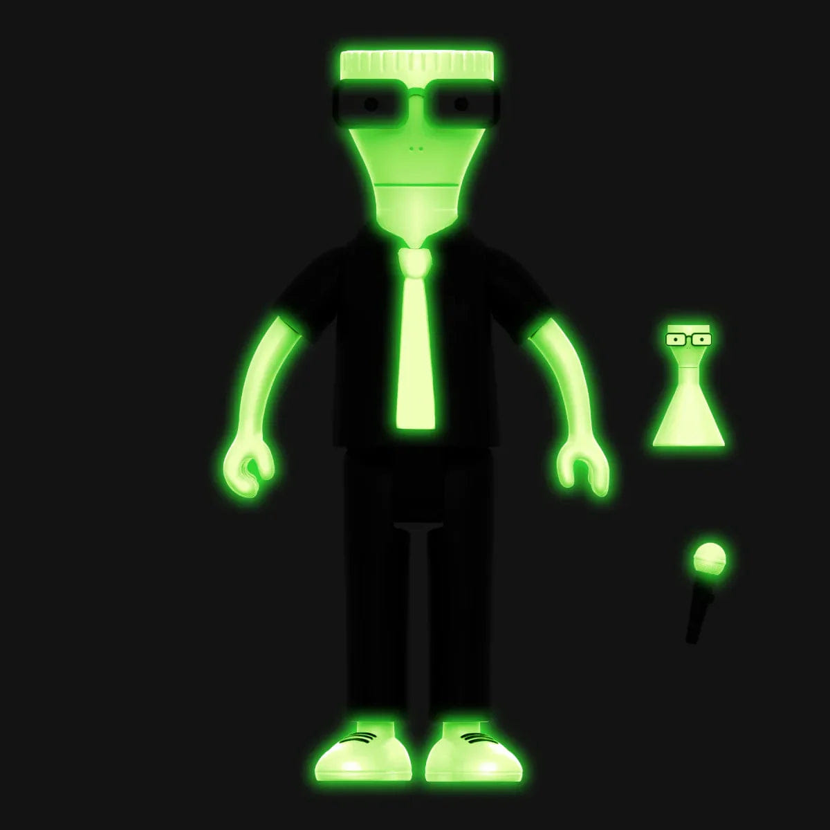 Super7 Descendents - Hypercaffium Spazzinate Milo Glow In The Dark ReAction 3.75" Action Figure