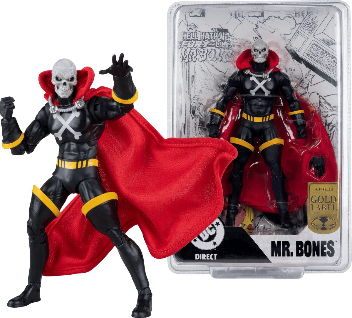 Mcfarlane Toys DC - Mr. Bones (Infinity Inc #16) Gold Label 7" Action Figure