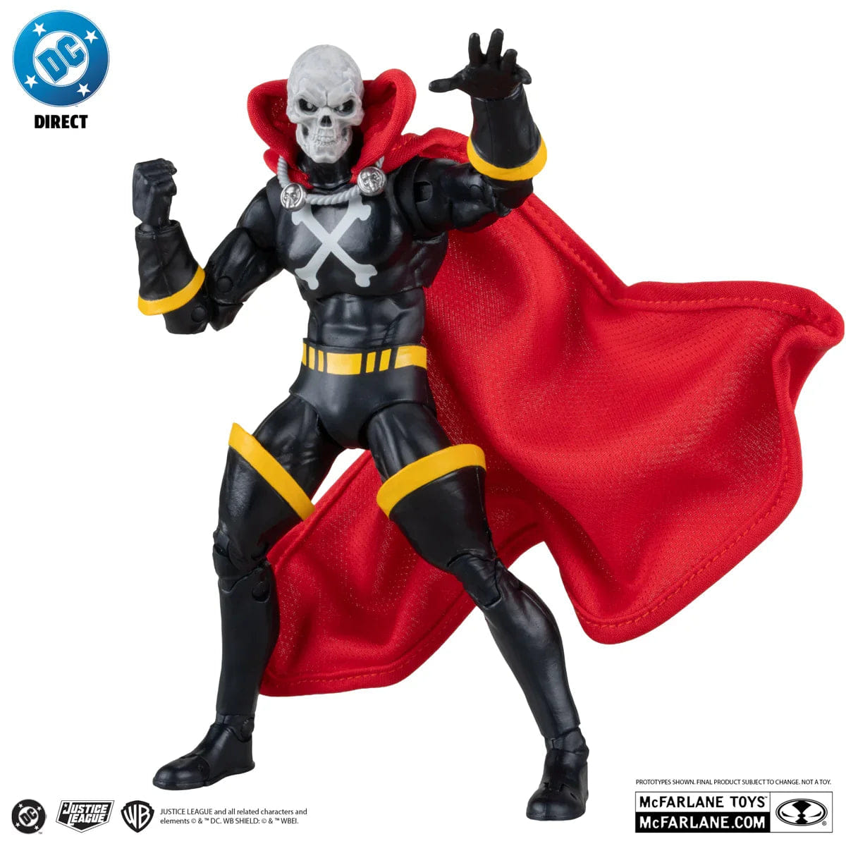 Mcfarlane Toys DC - Mr. Bones (Infinity Inc #16) Gold Label 7" Action Figure