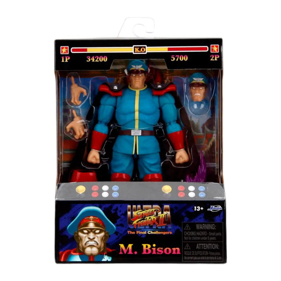 Jada Toys Street Fighter II - M Bison (Player 2) 6" Action Figure