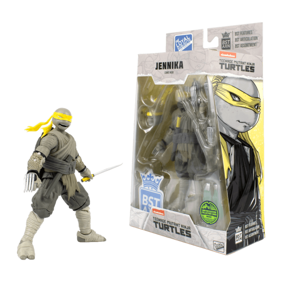 The Loyal Subjects Teenage Mutant Ninja Turtles (comics) - Jennika (Greyscale) 5" BST AXN Action Figure