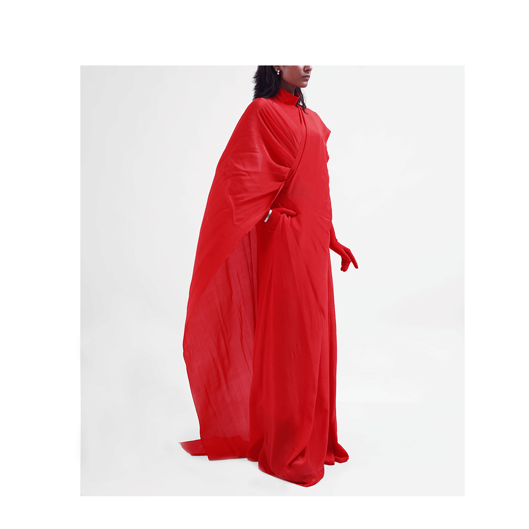 Iconic Hybrid Sari - Pants (Iconic Red)